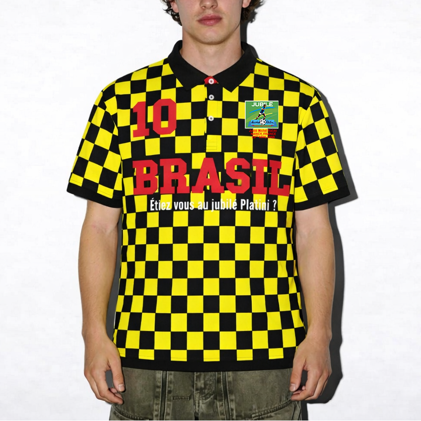 No Drug 1988 Brazil Short Sleeve Polo