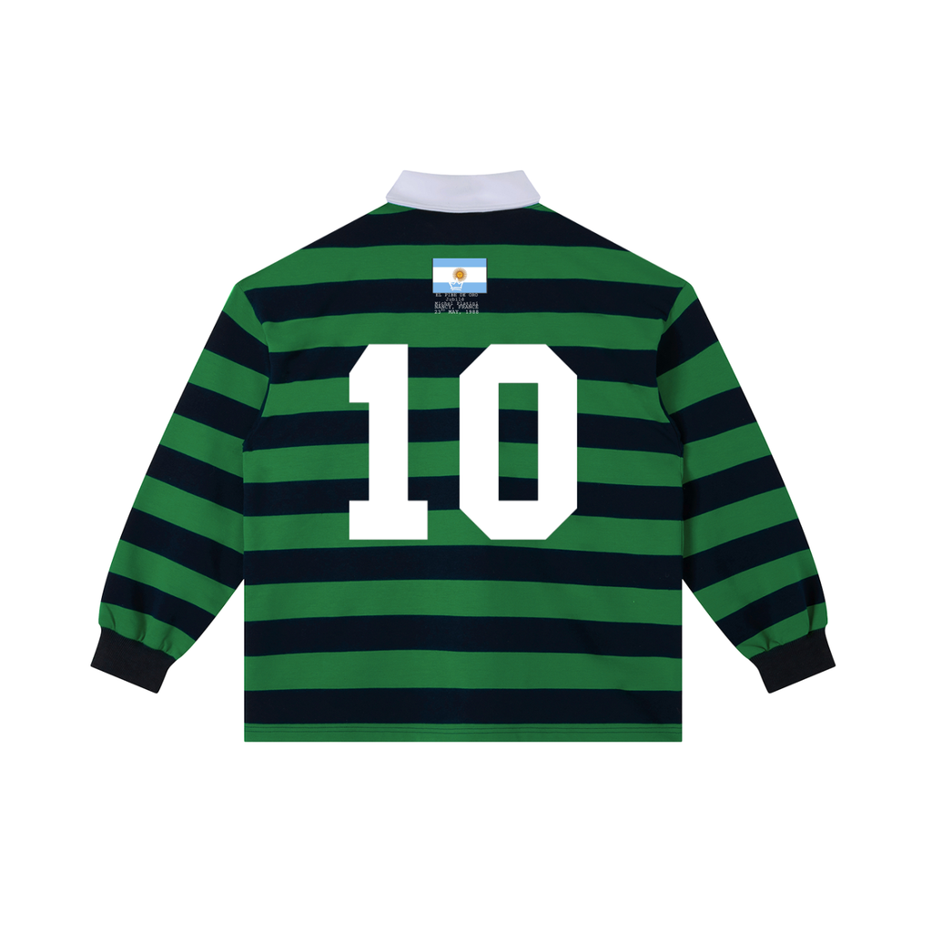Argentina #10 Long Sleeve Rugby Polo