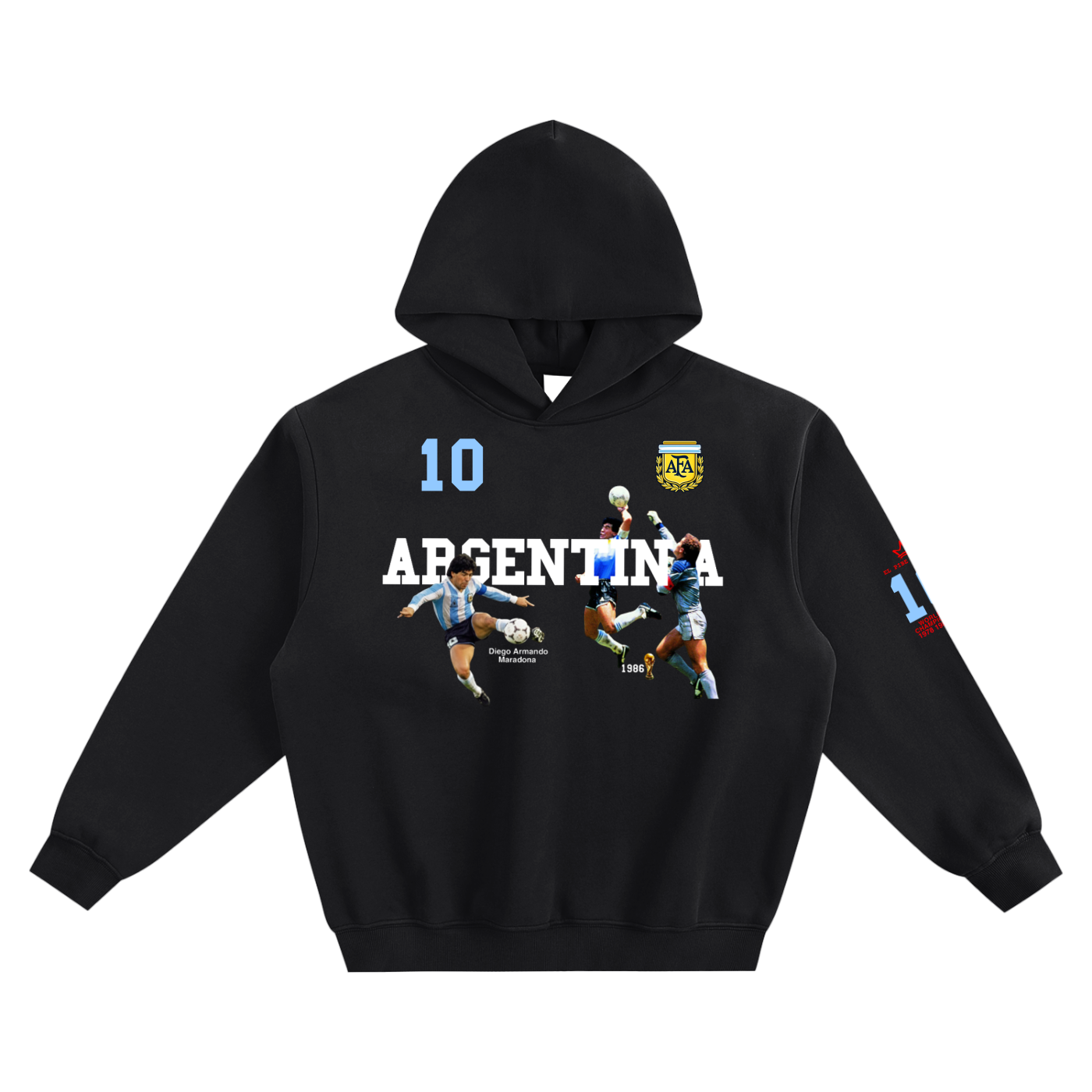 Argentina 1986 World Cup Legends Hoodie
