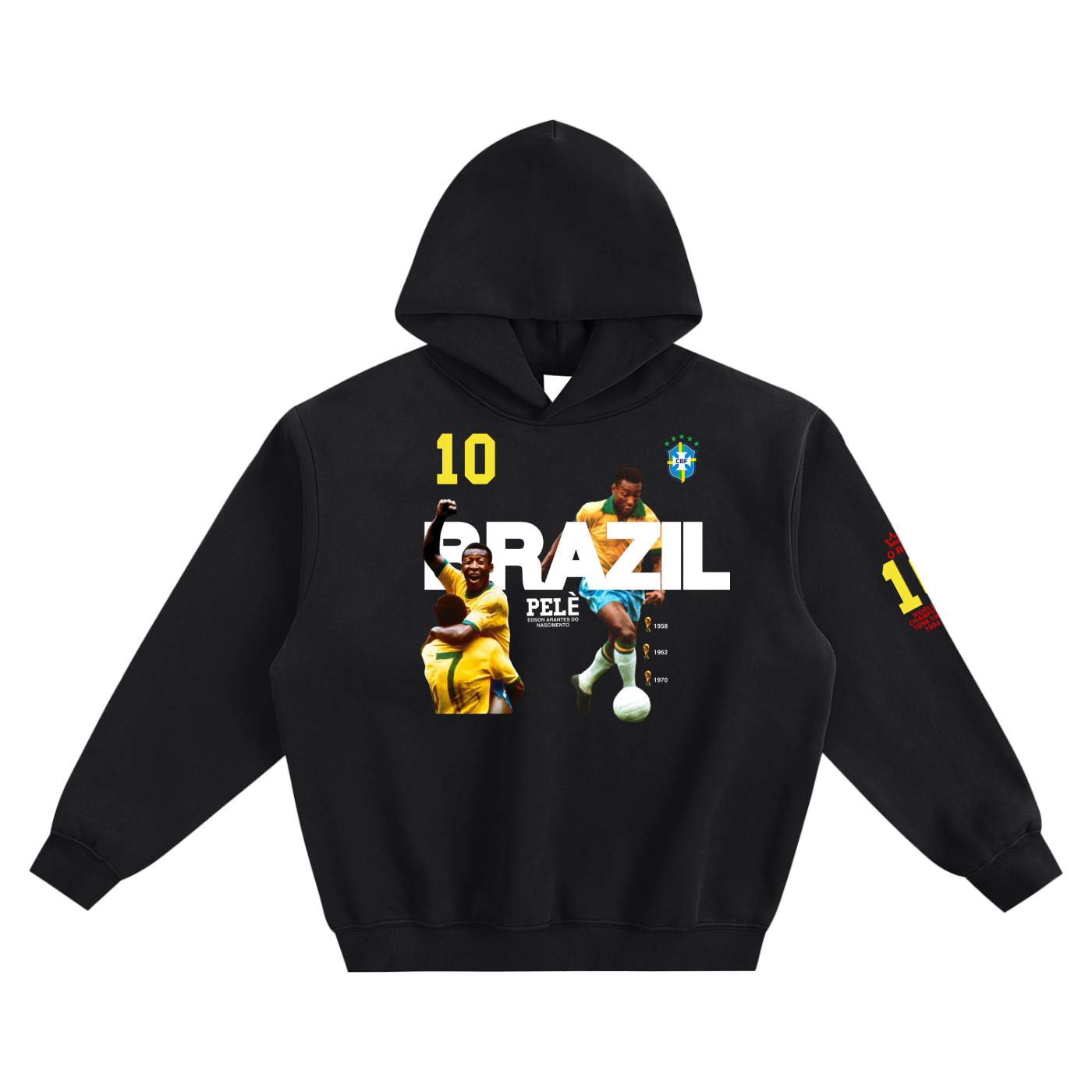 Brazil World Cup Champions #10 Hoodie