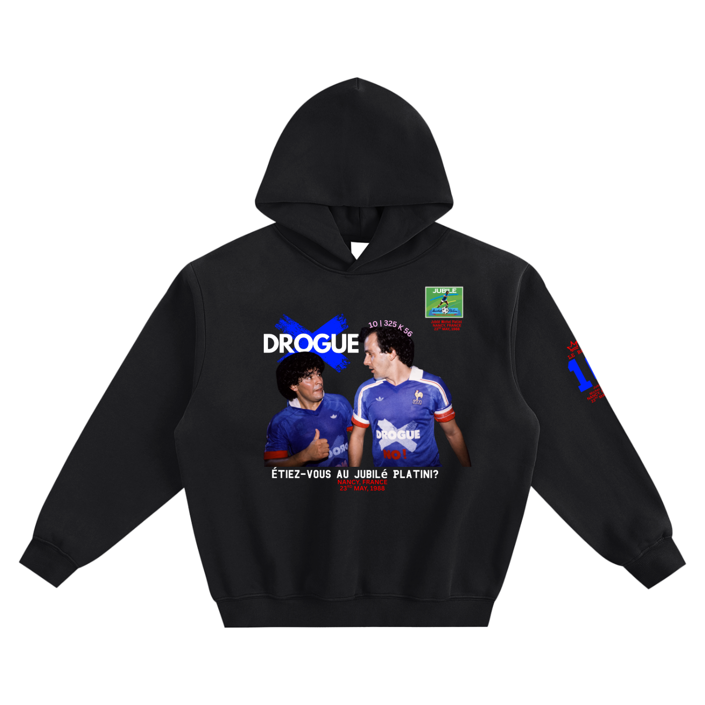 'No Drug' 1988 Campaign Plantini France Hoodie