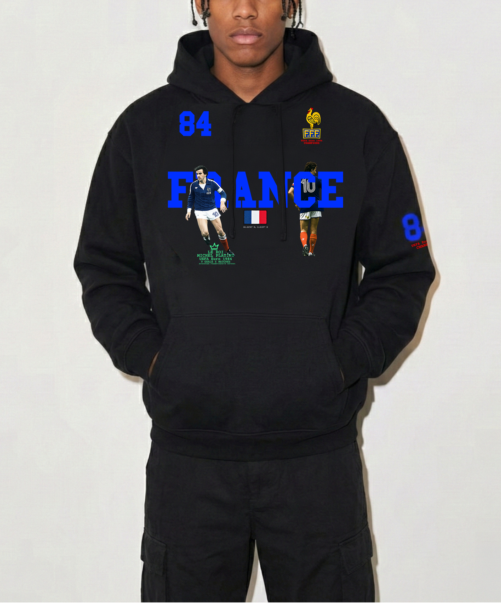 France 1984 EURO Championship Hoodie