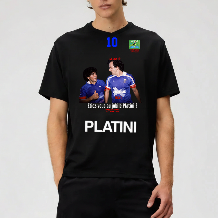 France 1988 'No Drug' Plantini Graphic Tee