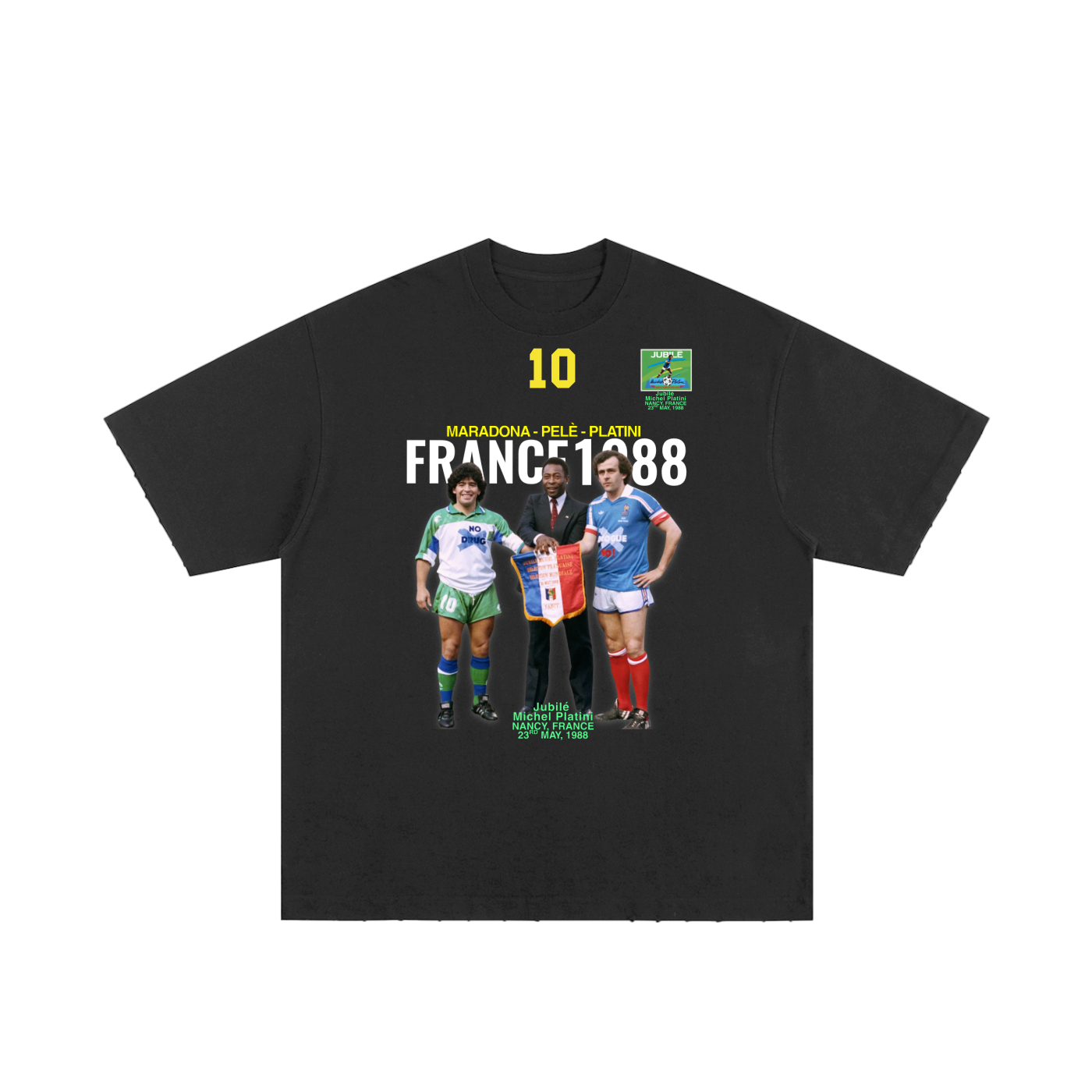 Pele 1988 'No Drug' Graphic Tee