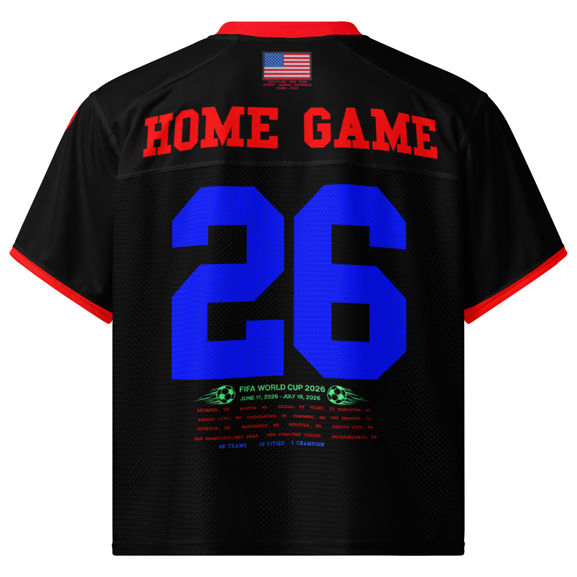 New York 'Home Game' World Cup 2026 Football Jersey