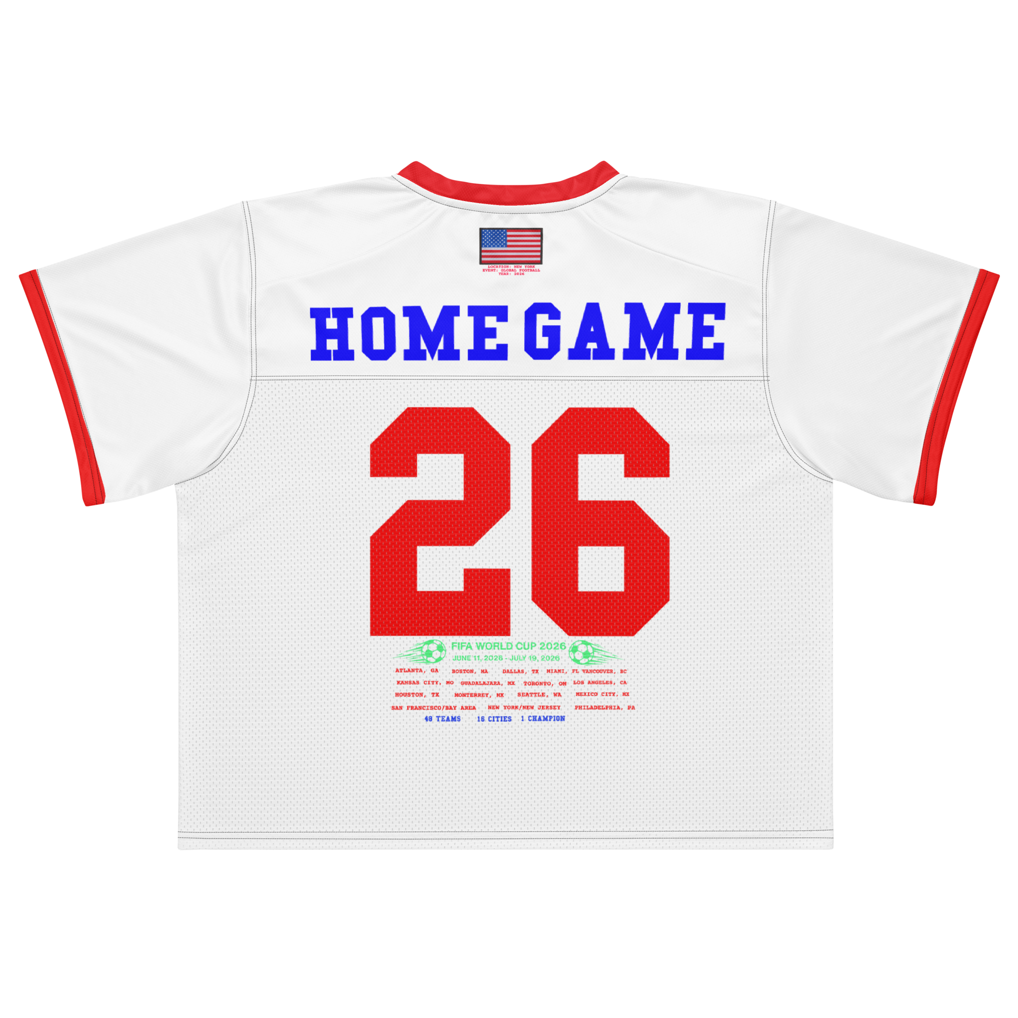 New York USA World Cup 2026 Football Jersey