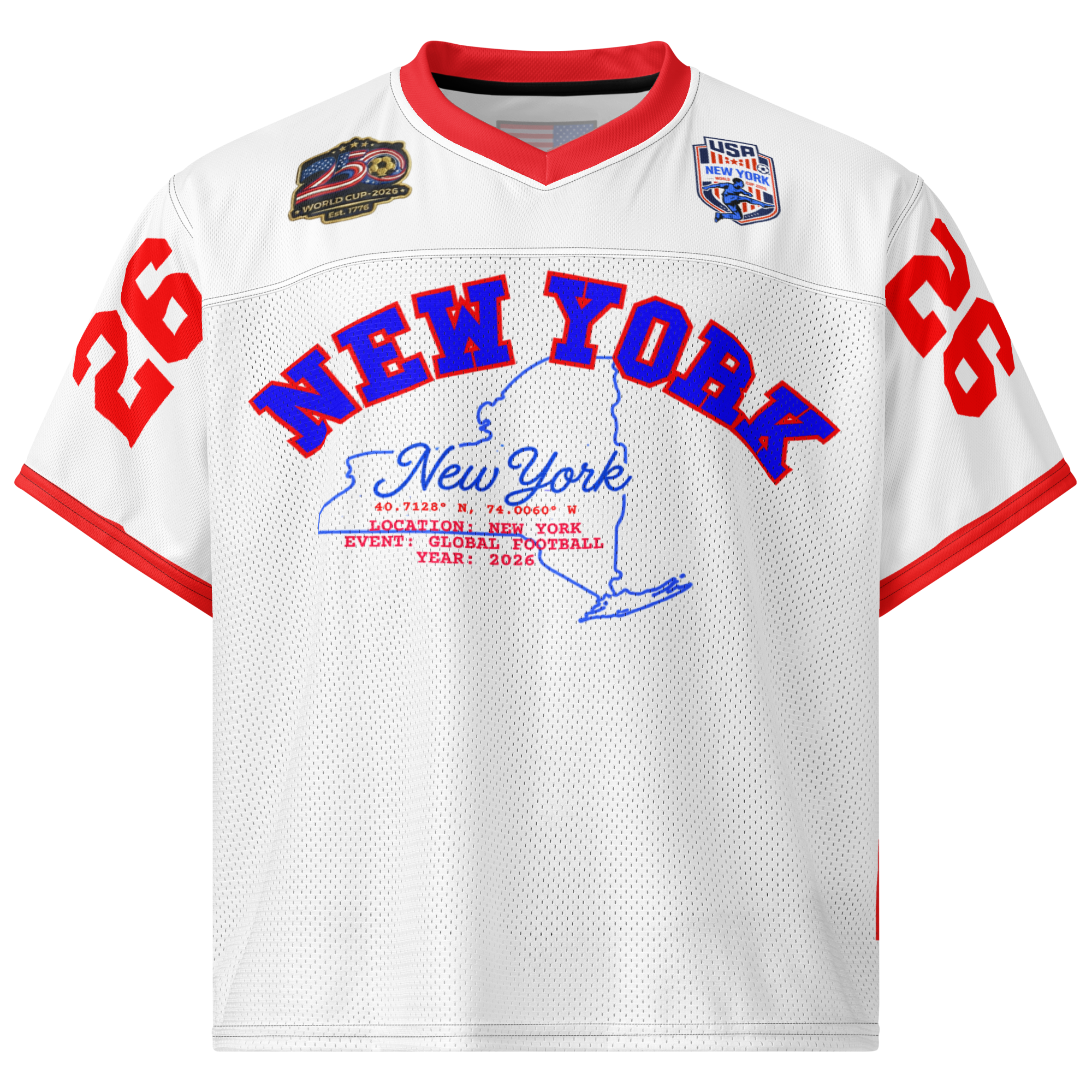 New York 'Home Game' World Cup 2026 Football Jersey