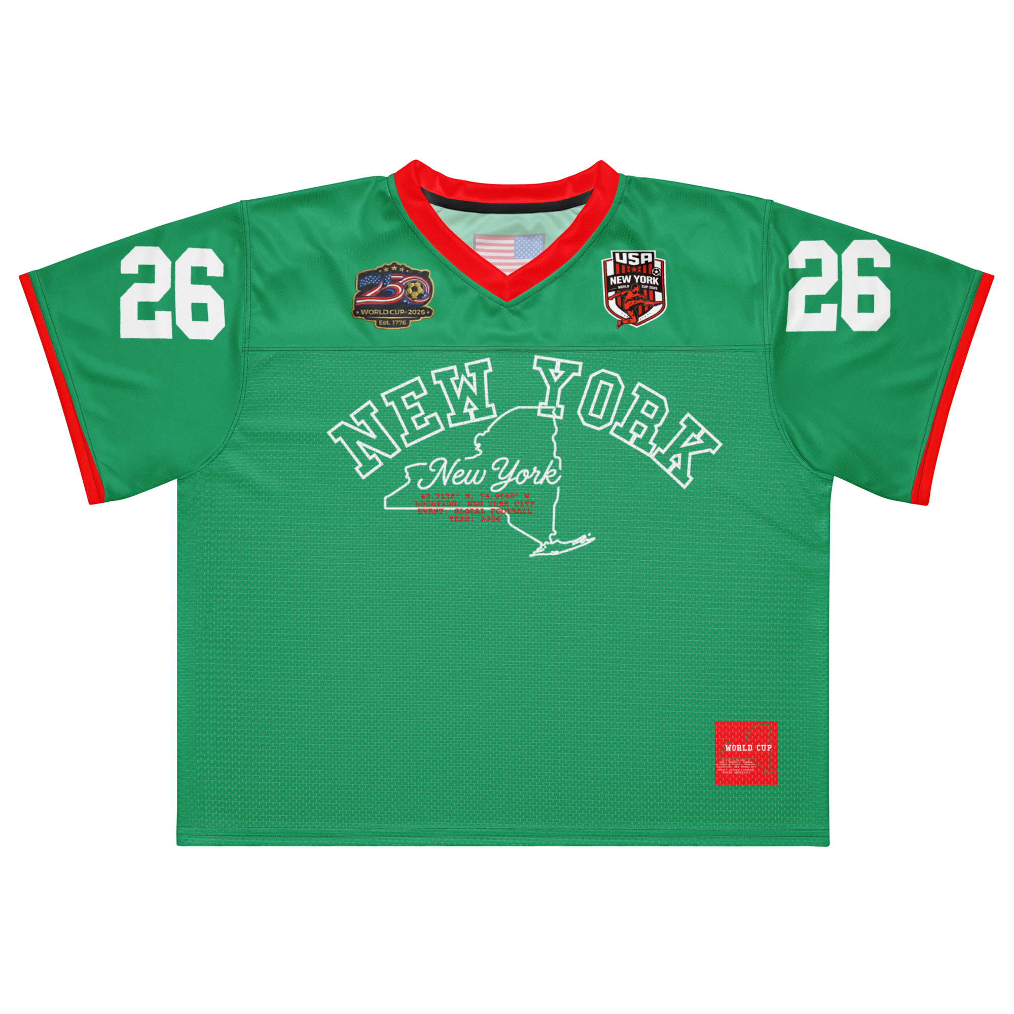 New York 'Home Game' World Cup 2026 Football Jersey