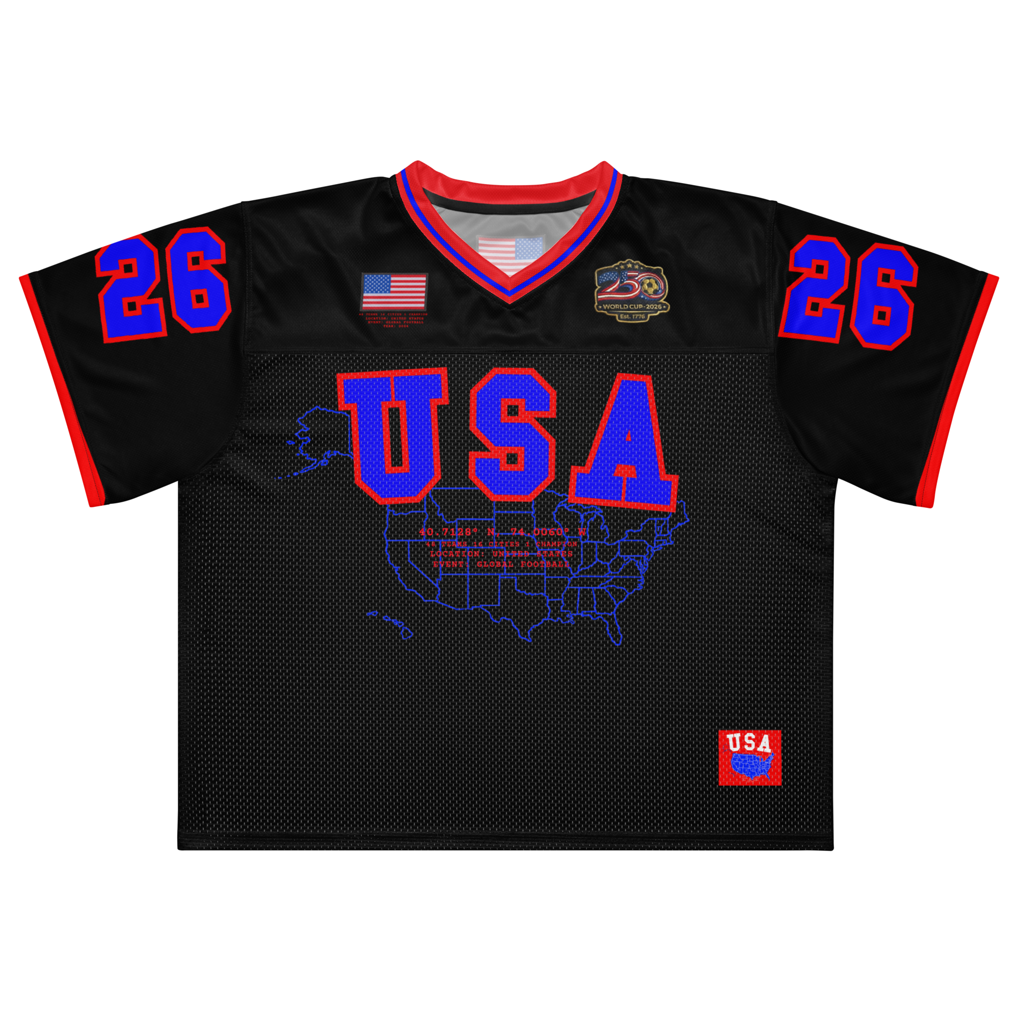 USA 250 Anniversary World Cup Edition Football Jerseys