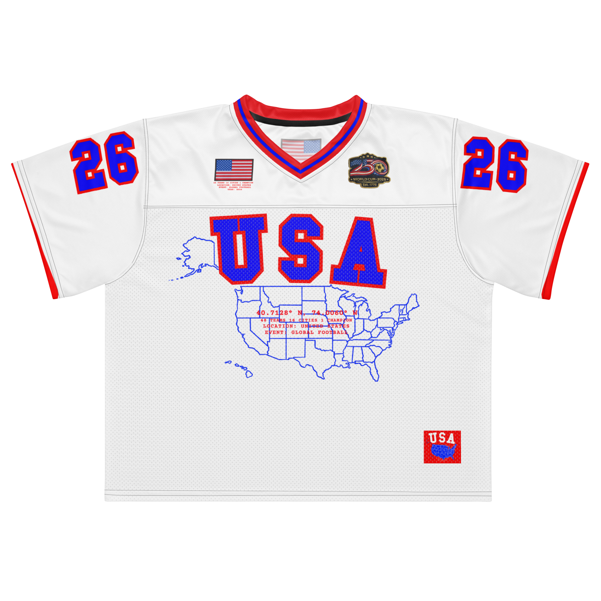 USA 250 Anniversary World Cup Edition Football Jerseys