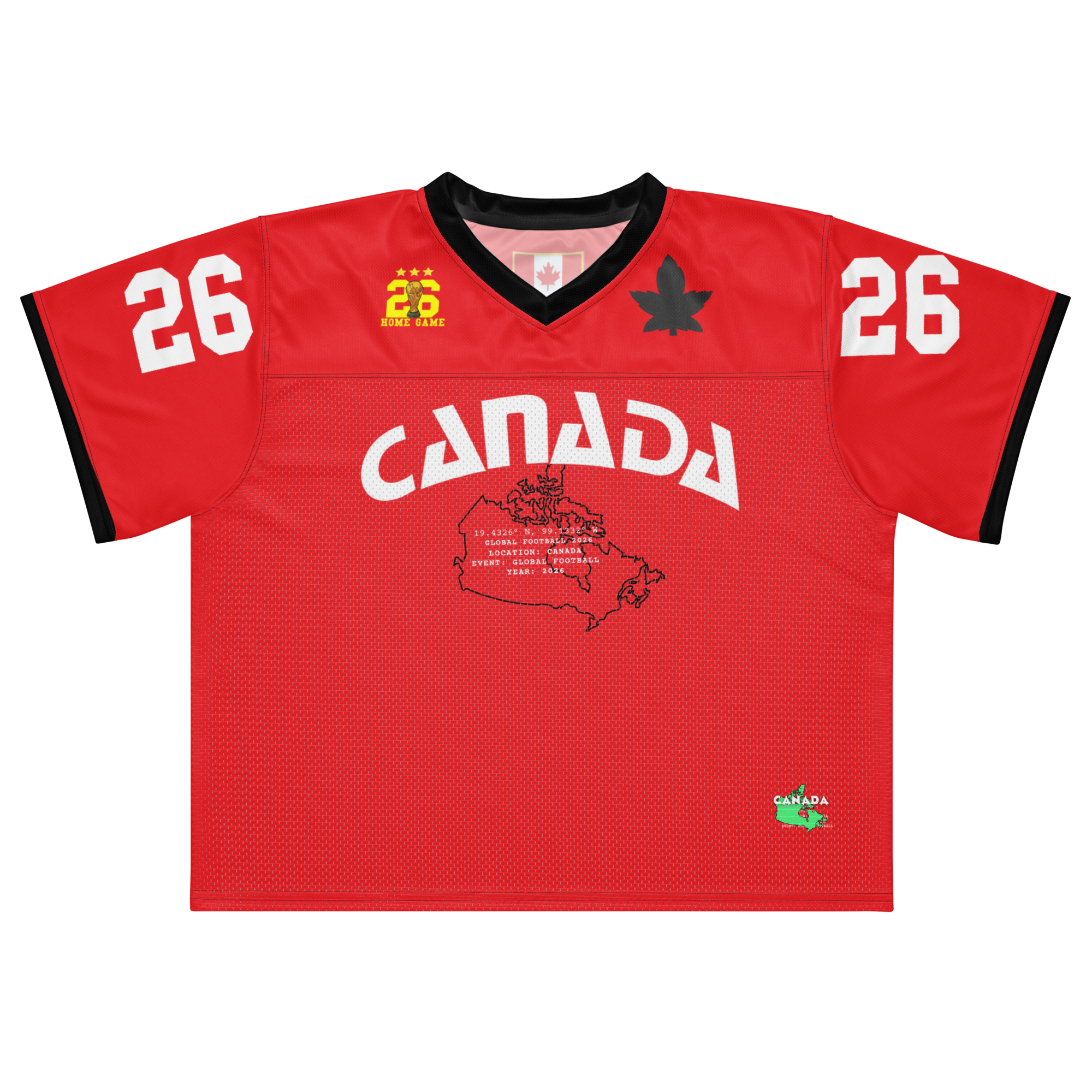 Canada 2026 American Football Jersey