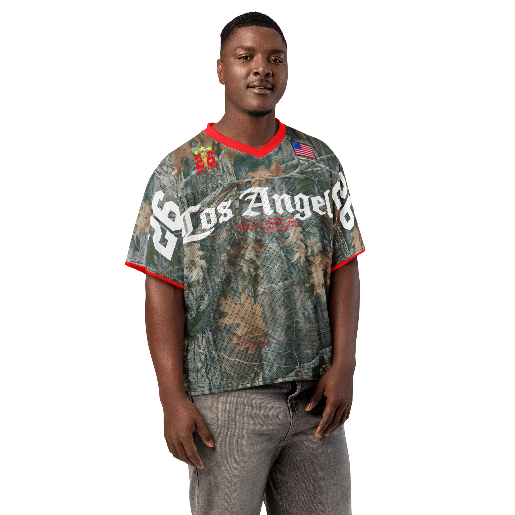 Los Angeles Camo American Football Jersey