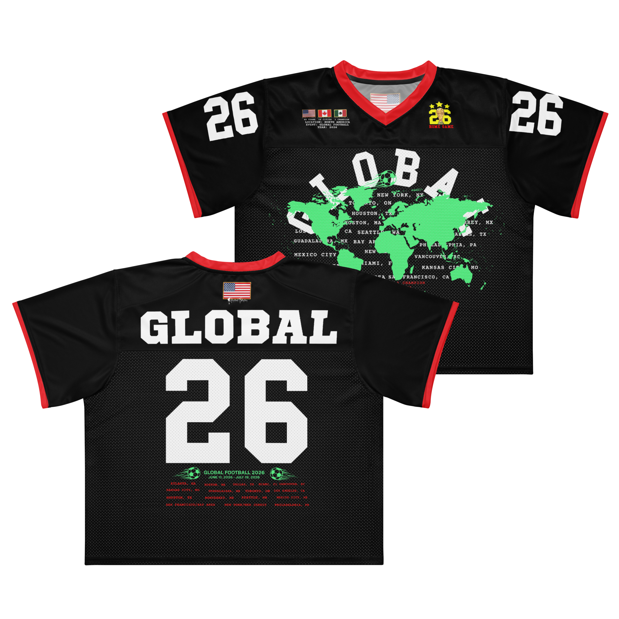 2026 USA GLOBAL Football Jersey