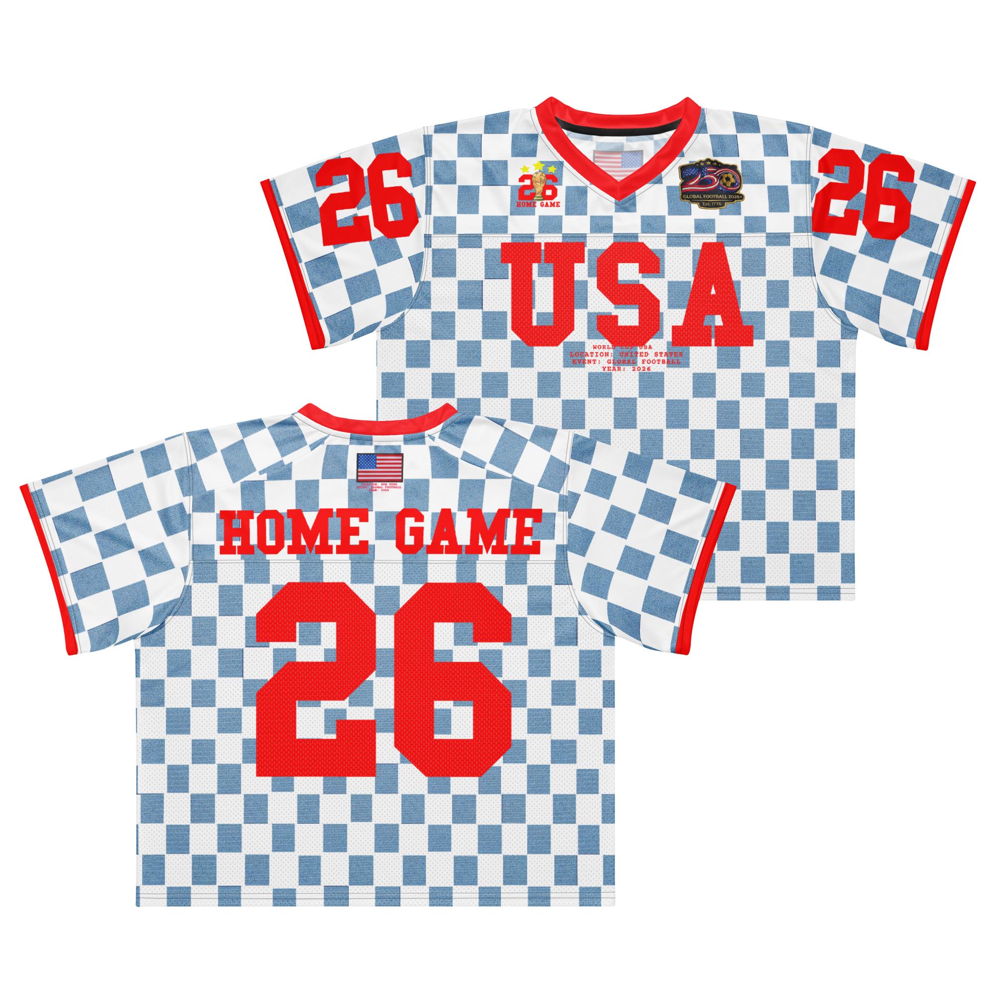 USA 1994 Remixed Football Jersey