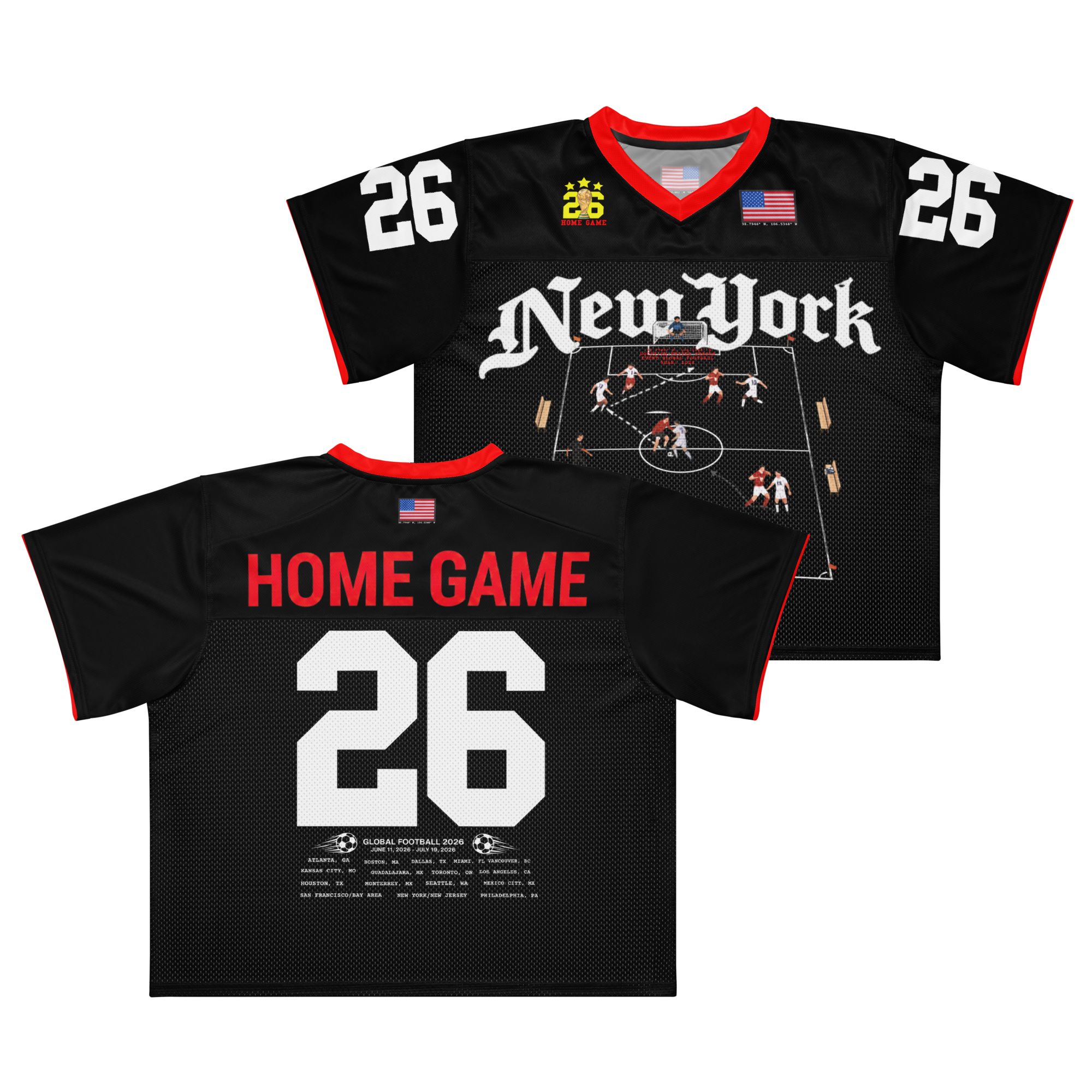 New York Play Maker American Football Jersey