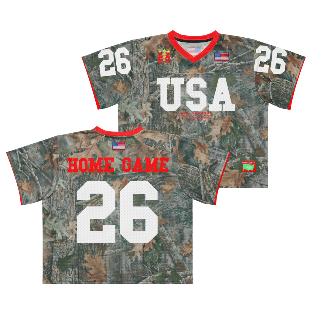 USA Camo 2026 Home Game Football Jersey
