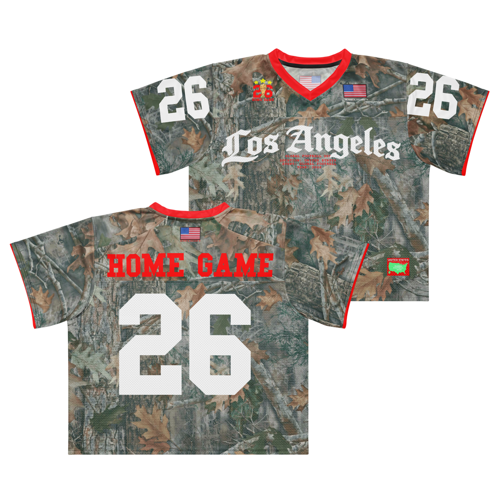 Los Angeles Camo American Football Jersey