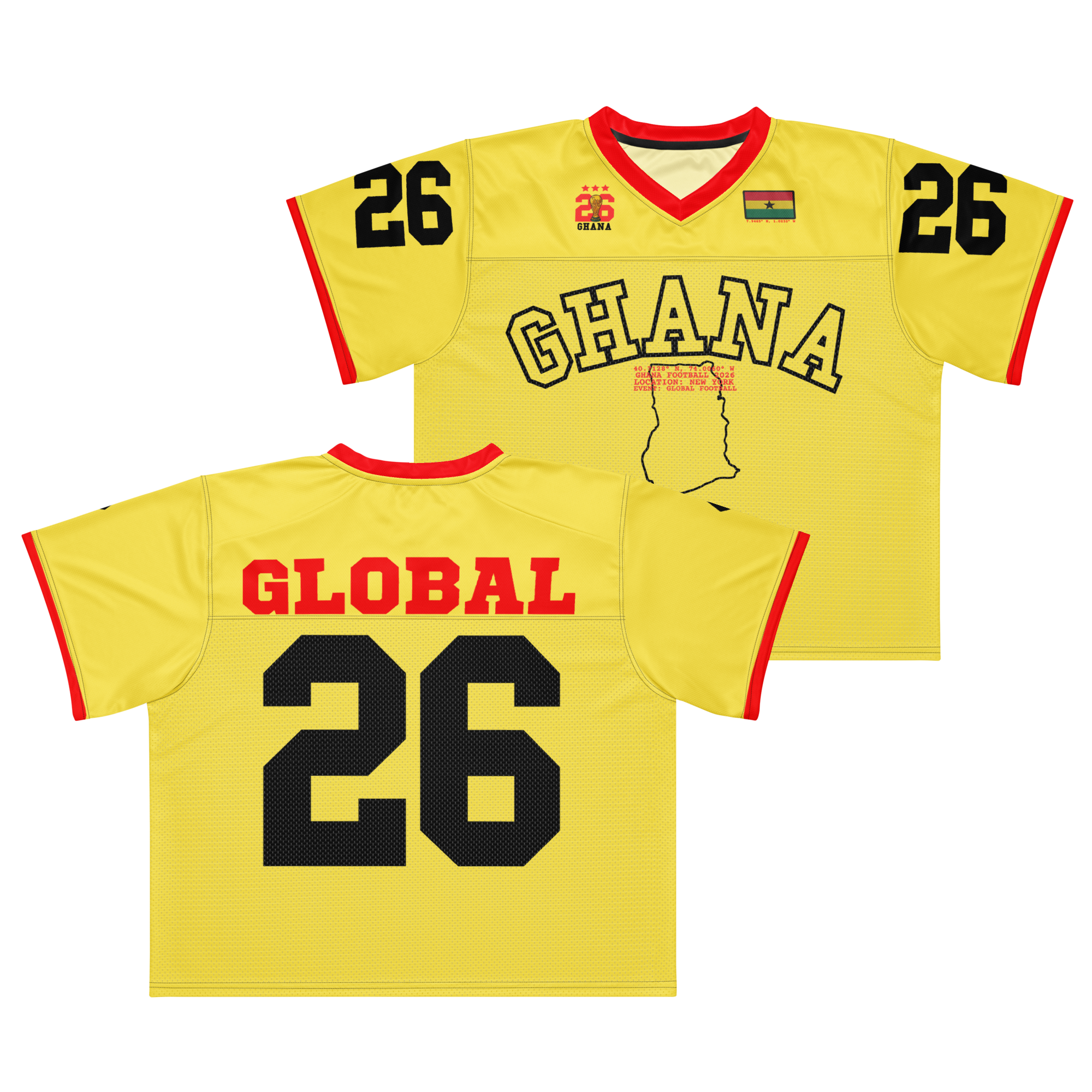 GHANA 2026 Global Football Jersey