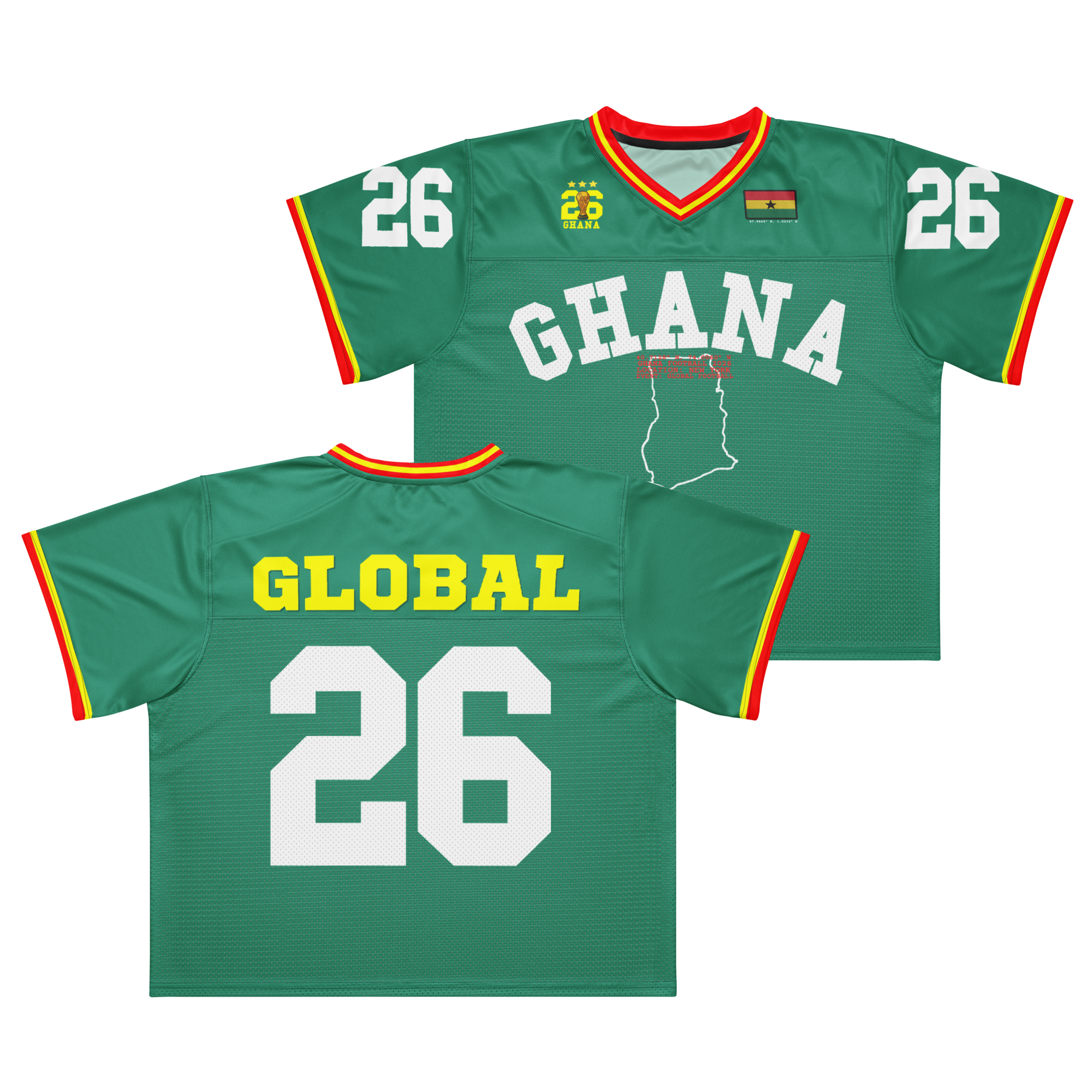 GHANA 2026 Global Football Jersey