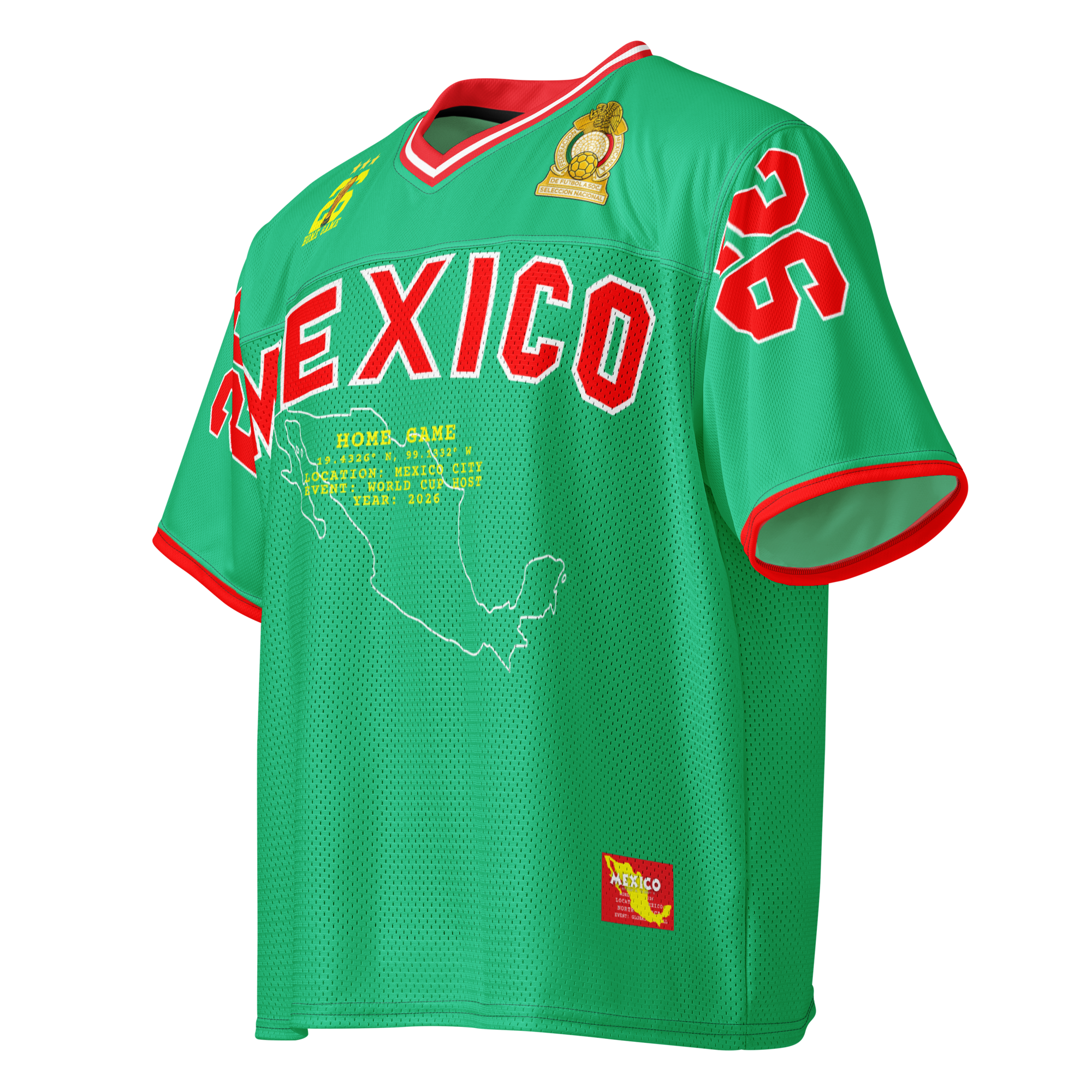 Mexico 2026 World Cup American Football Jersey