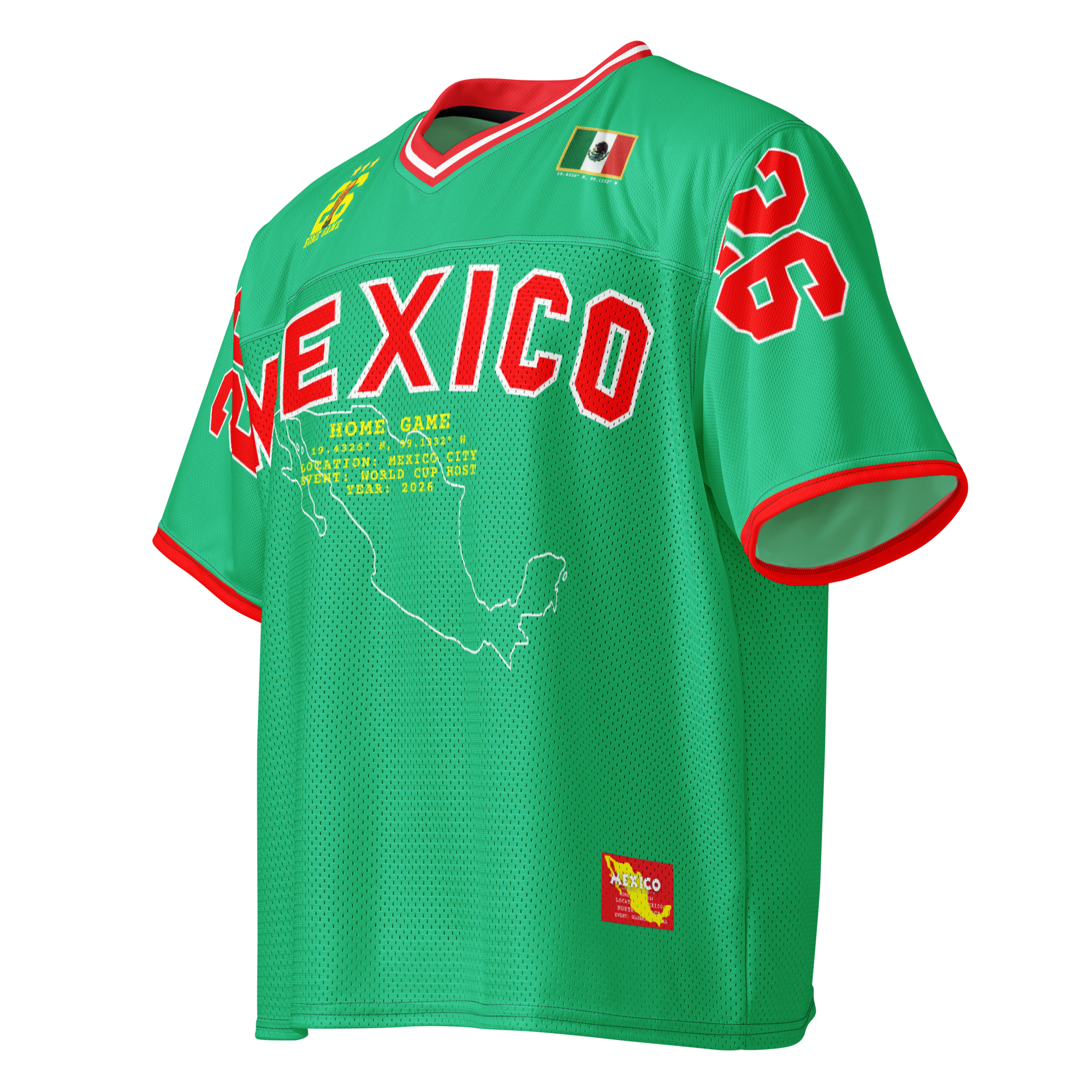 Mexico 2026 American Football Jersey
