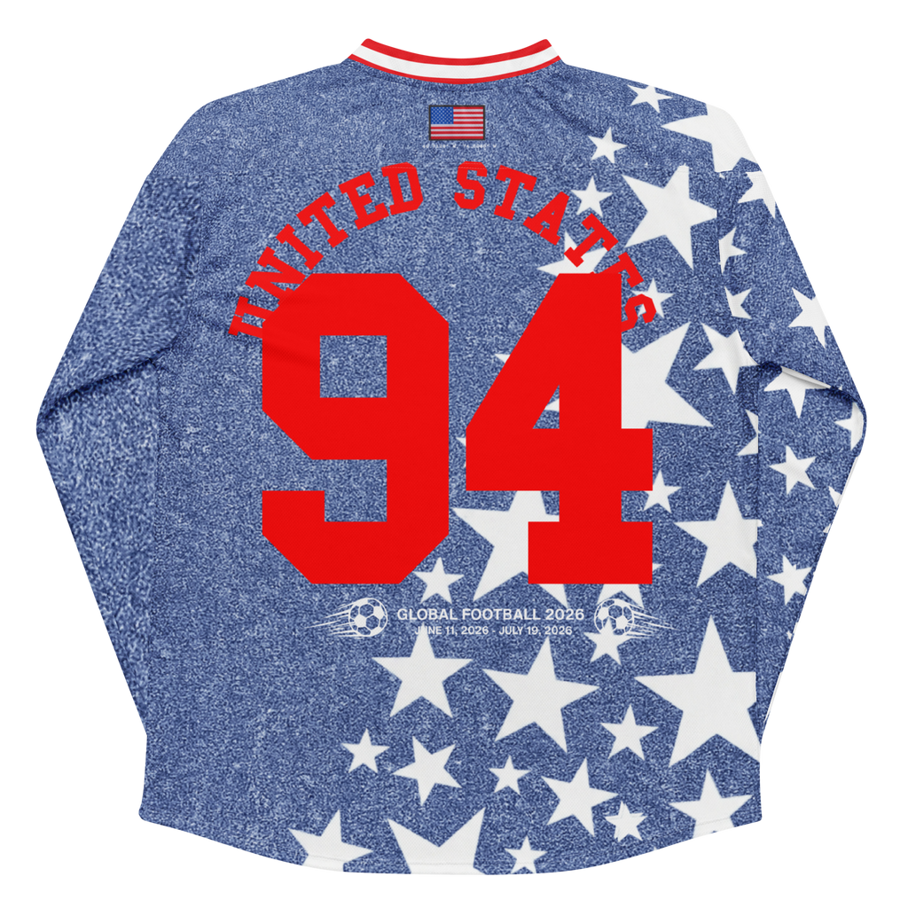 1994 'Denim Stars' USA World Cup Long Sleeve Jersey