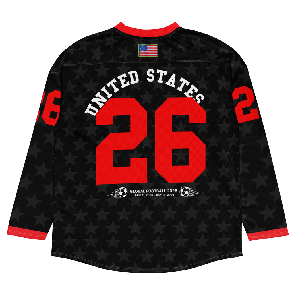 2026 World Cup USA 'Black Stars' Long Sleeve Jersey