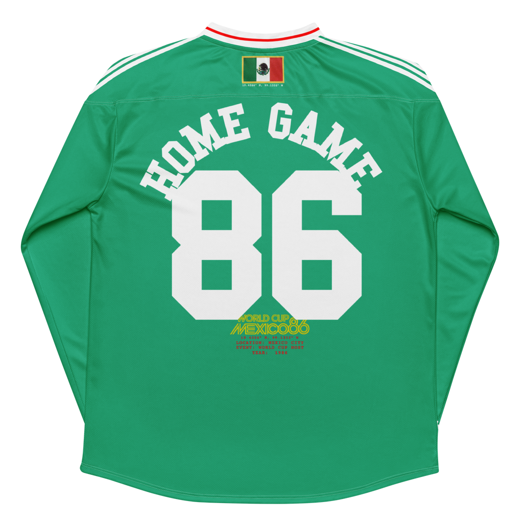 Mexico 1986 World Cup Retro Long Sleeve Jersey