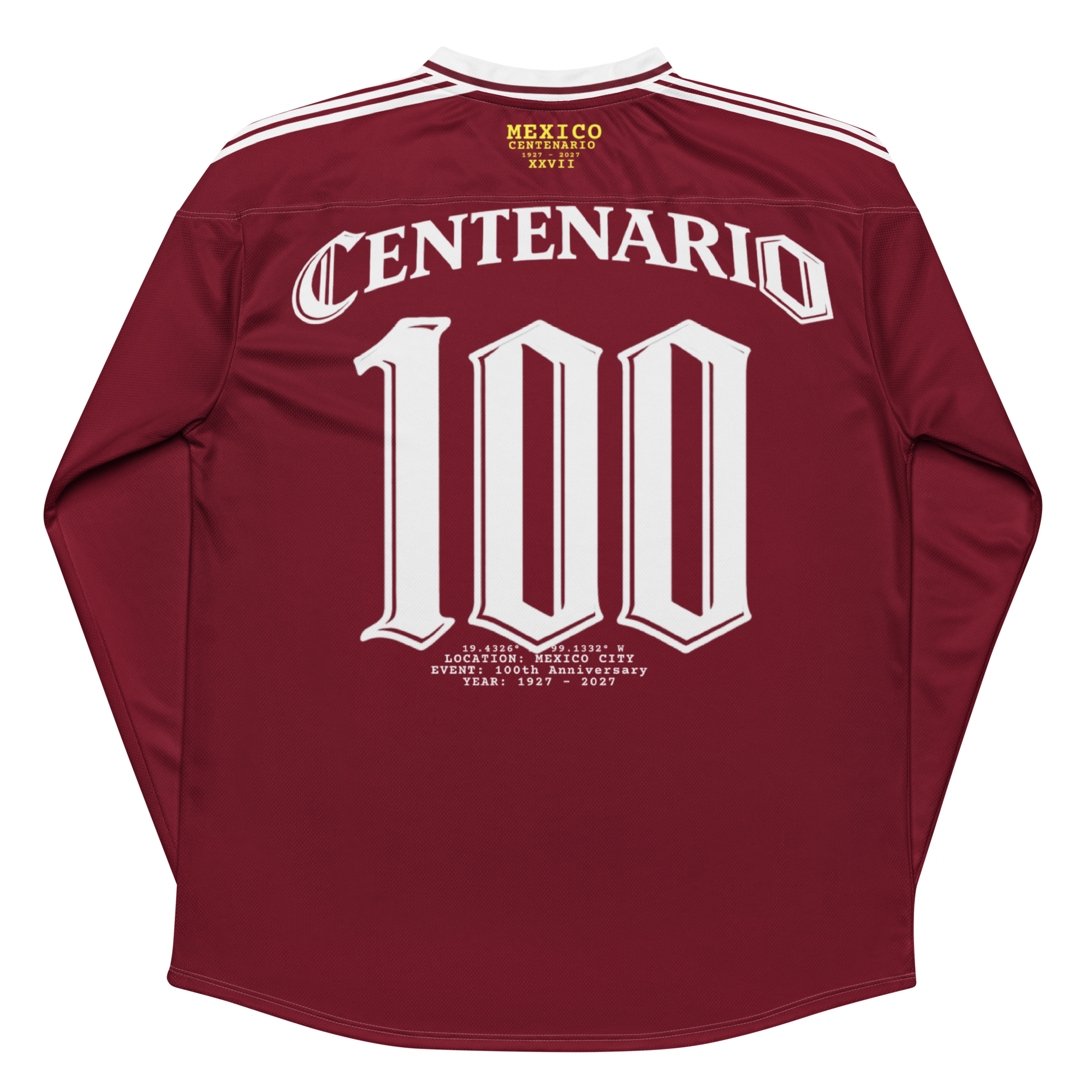 Mexico 100th Anniversary World Cup Long Sleeve Jersey