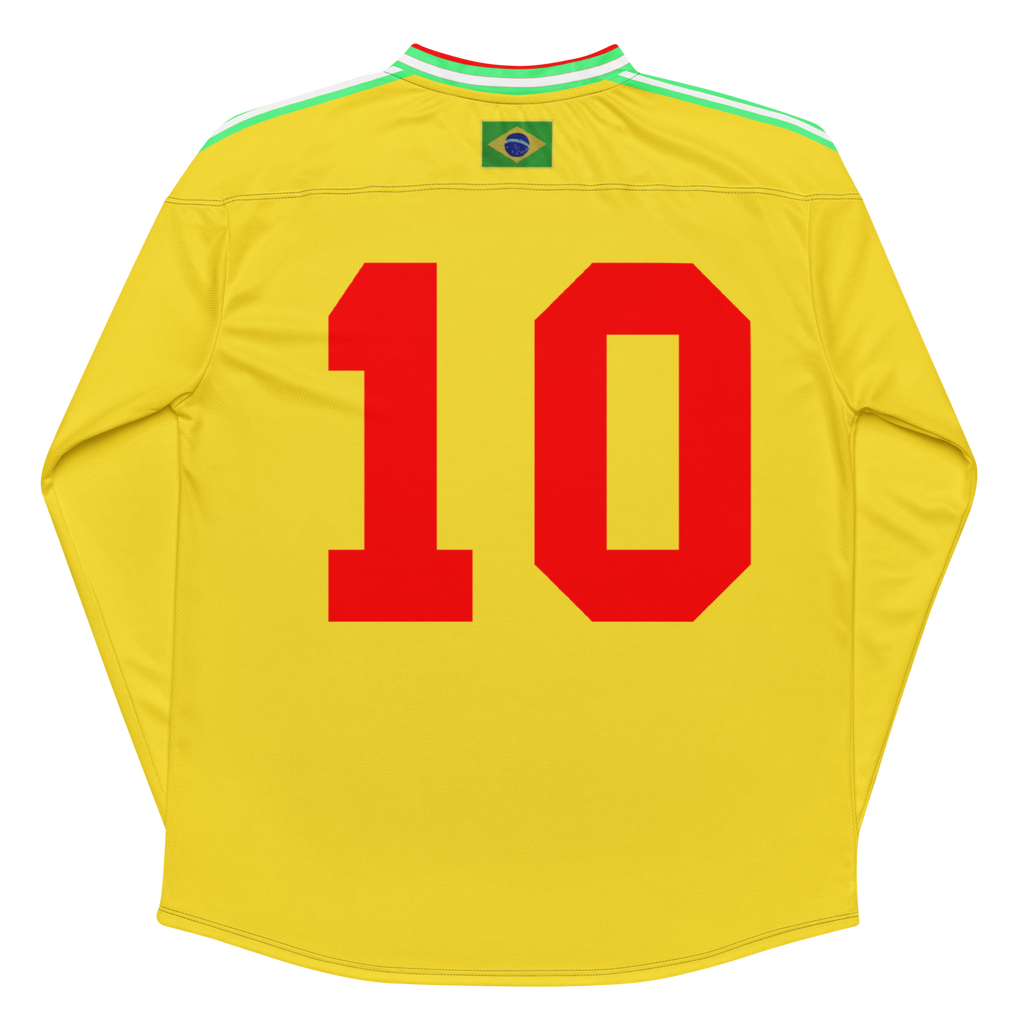 Brazil 1988 'No Drug' Long Sleeve Jersey