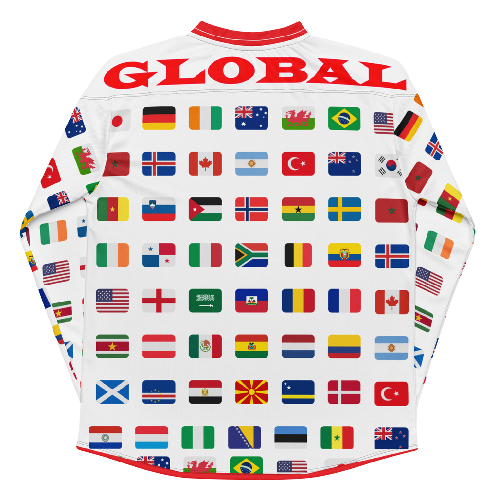 Global Flags 2026 Long Sleeve Soccer Jersey