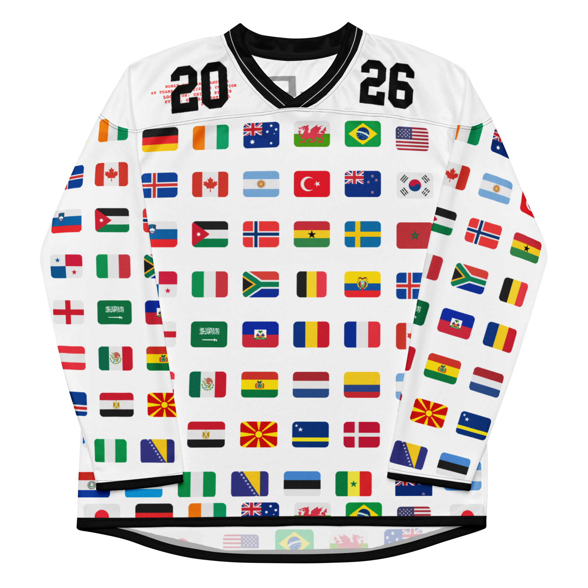 Global Flags World Cup 2026 Long Sleeve Jersey