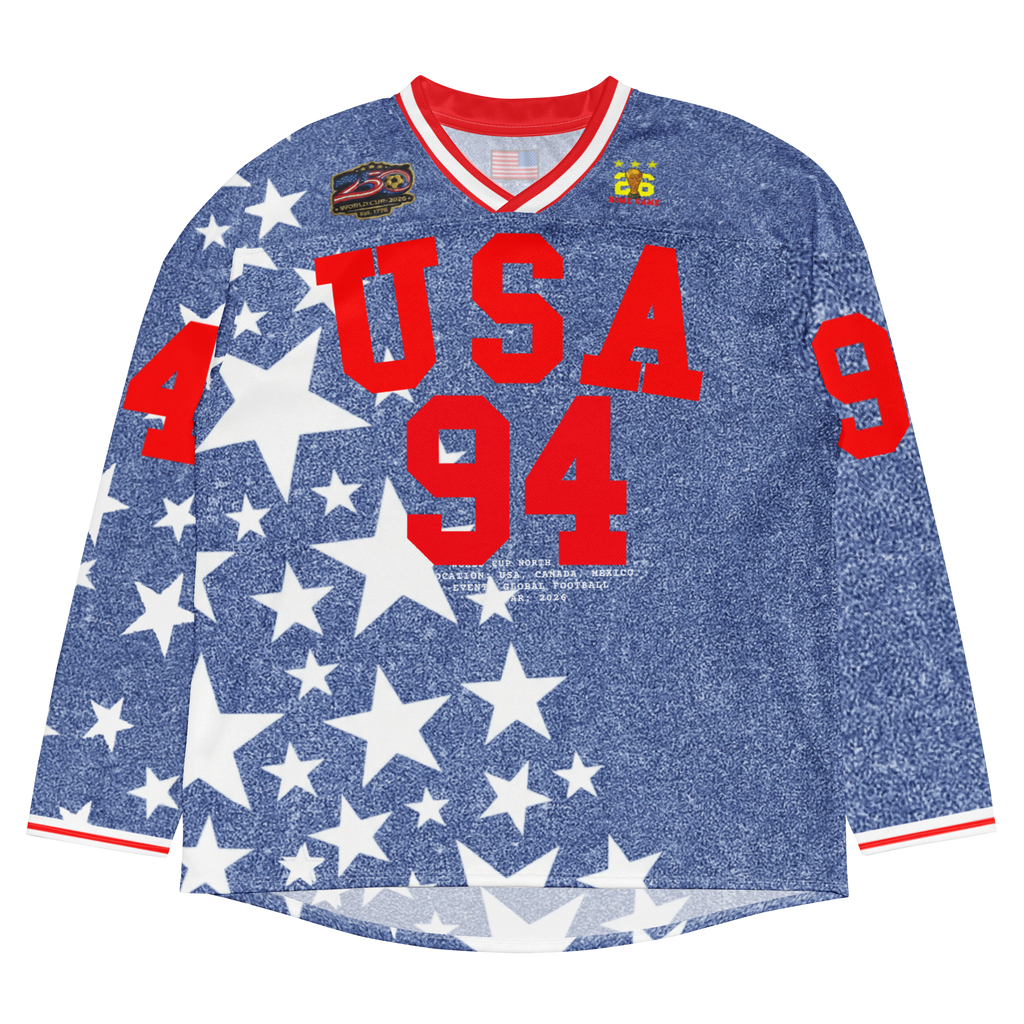 1994 'Denim Stars' USA World Cup Long Sleeve Jersey