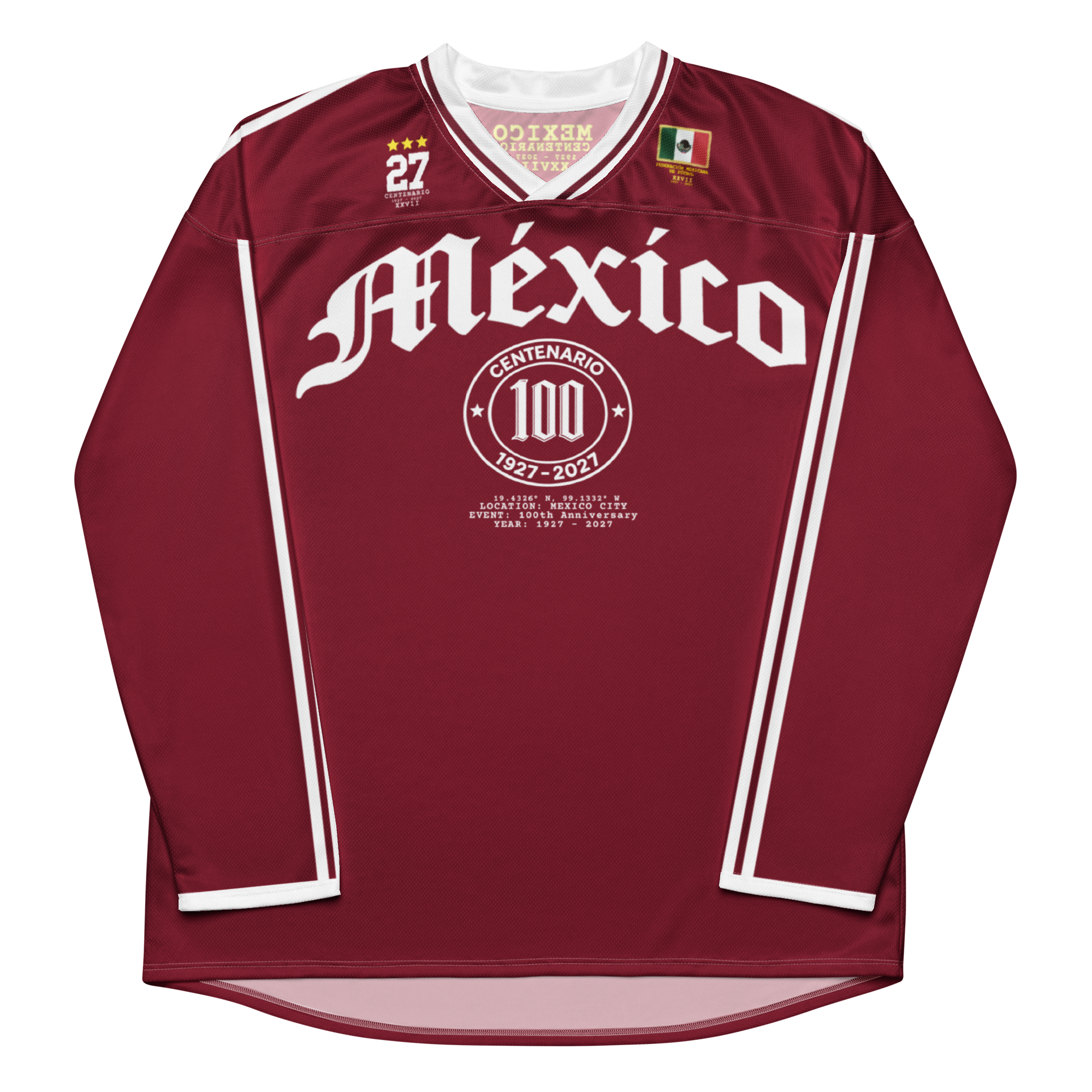 Mexico 100th Anniversary World Cup Long Sleeve Jersey