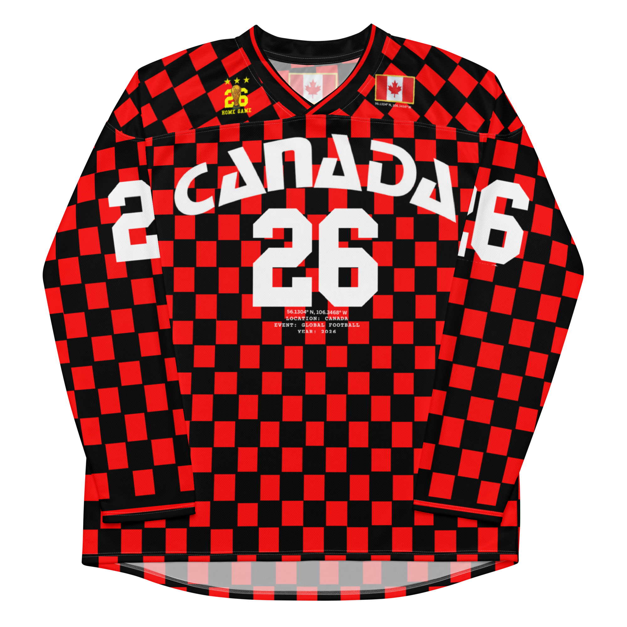 Canada 2026 World Cup Long Sleeve Jersey
