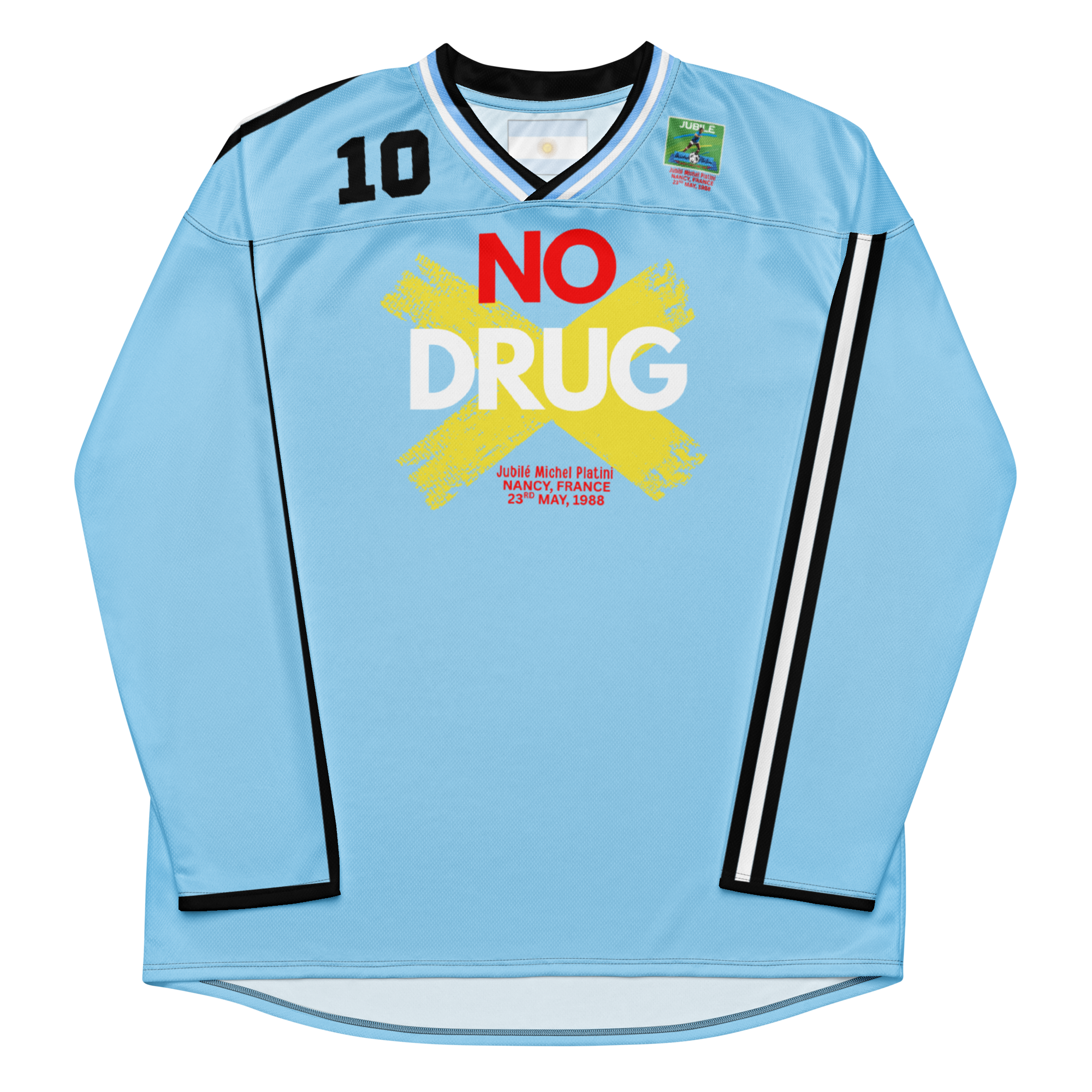 Argentina 1988 'No Drug' Long Sleeve Jersey