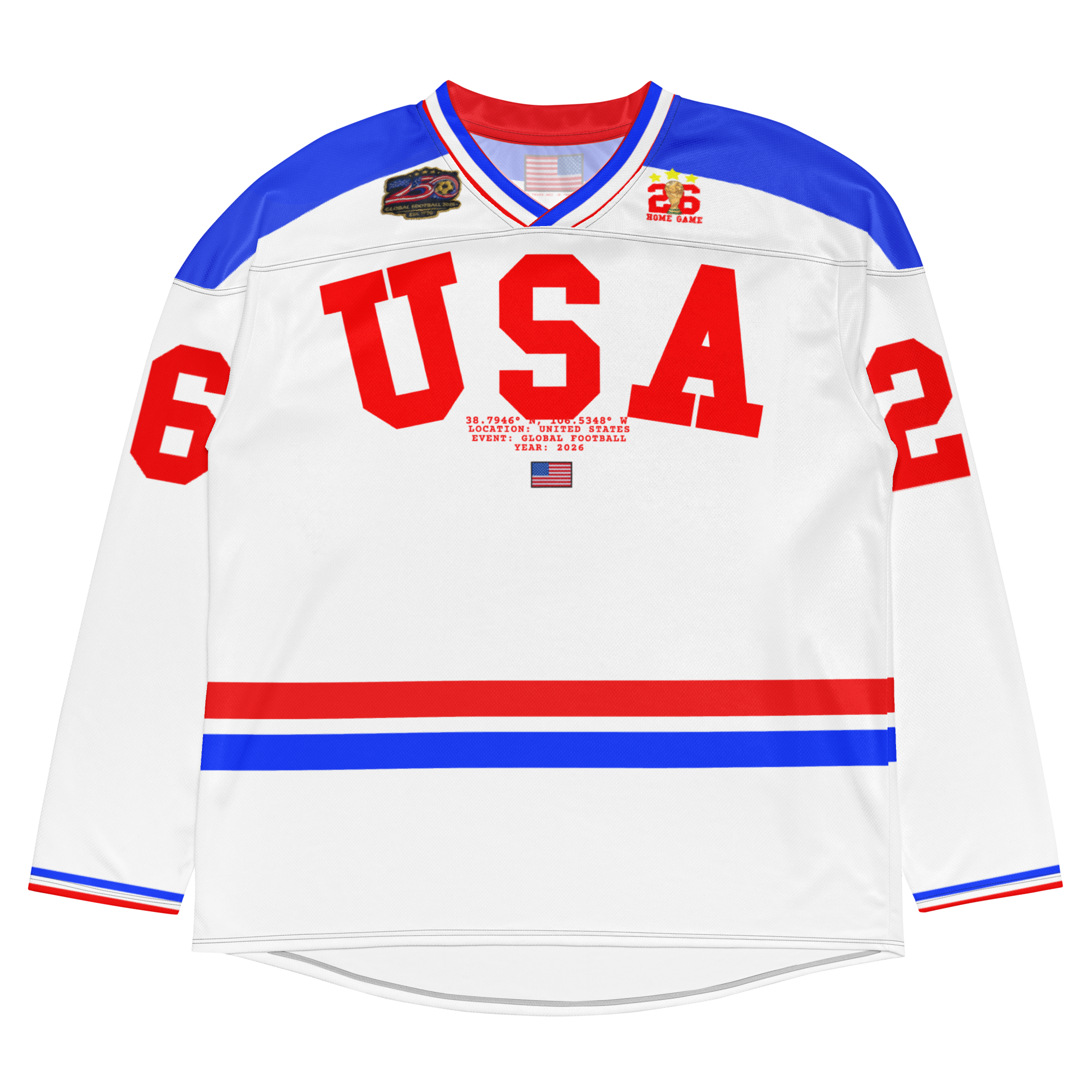 USA Olympian Long Sleeve Soccer Jersey