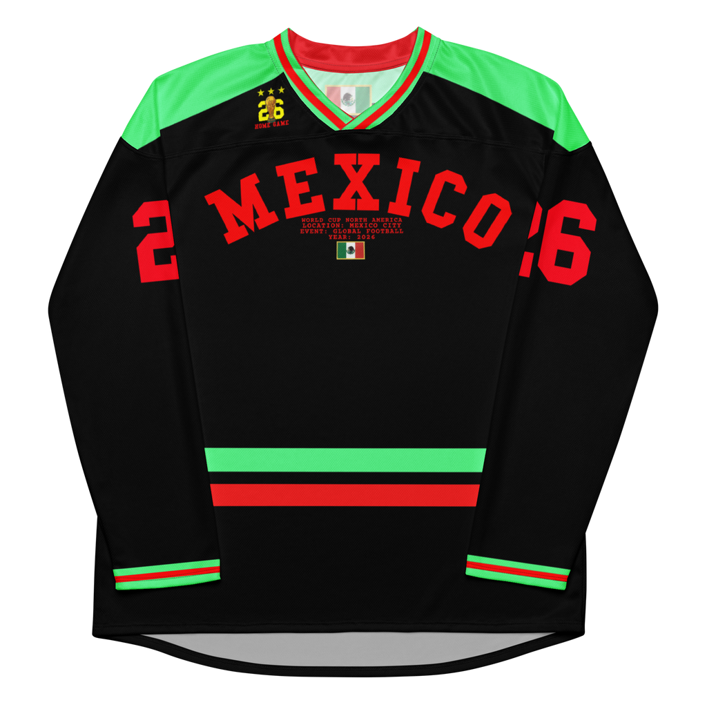Mexico Olympian Home Game Long Sleeve Jersey