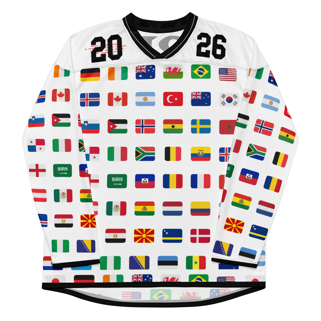 Global Flags 2026 Long Sleeve Soccer Jersey