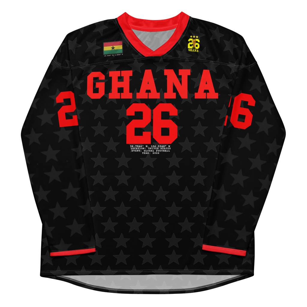 Ghana Black Stars Long Sleeve Jersey
