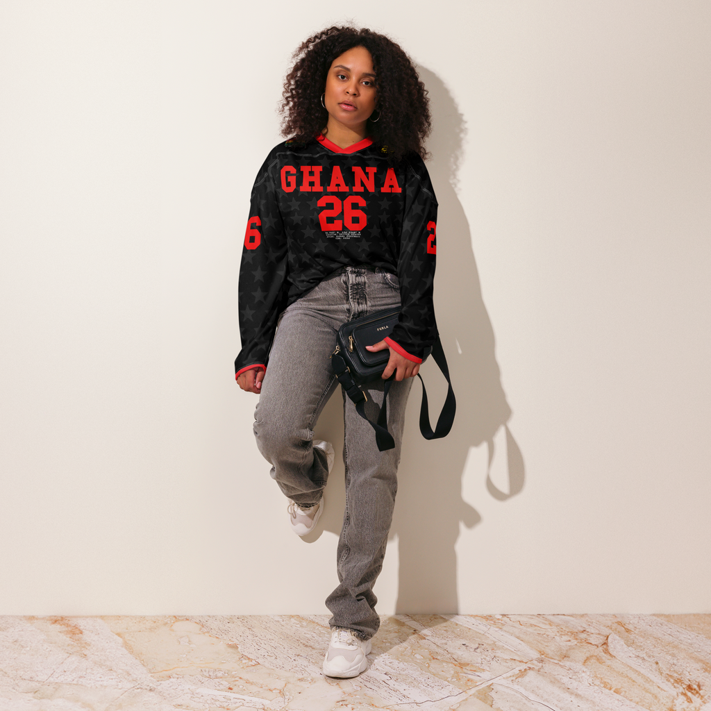 Ghana Black Stars Long Sleeve Jersey
