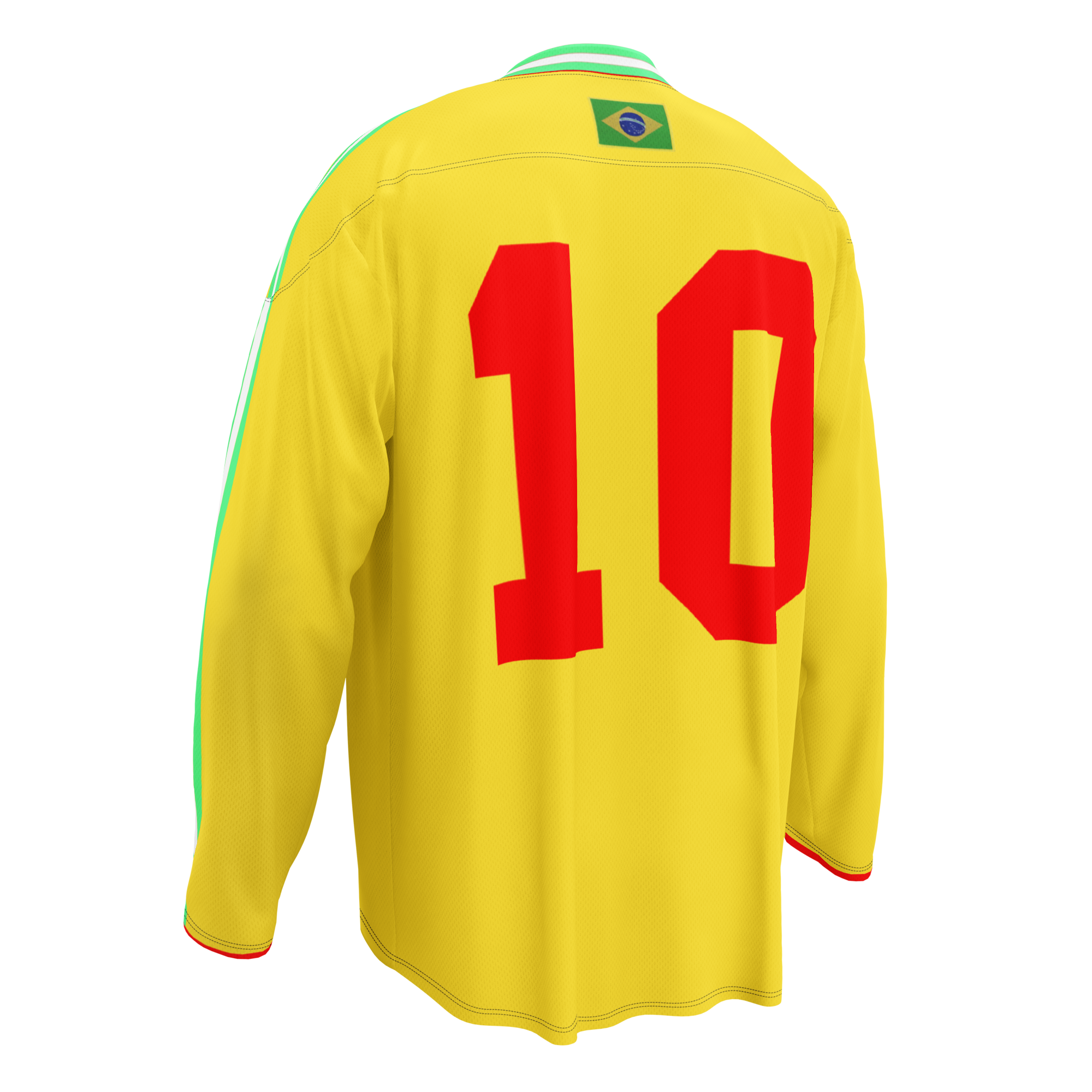 Brazil 1988 'No Drug' Long Sleeve Jersey