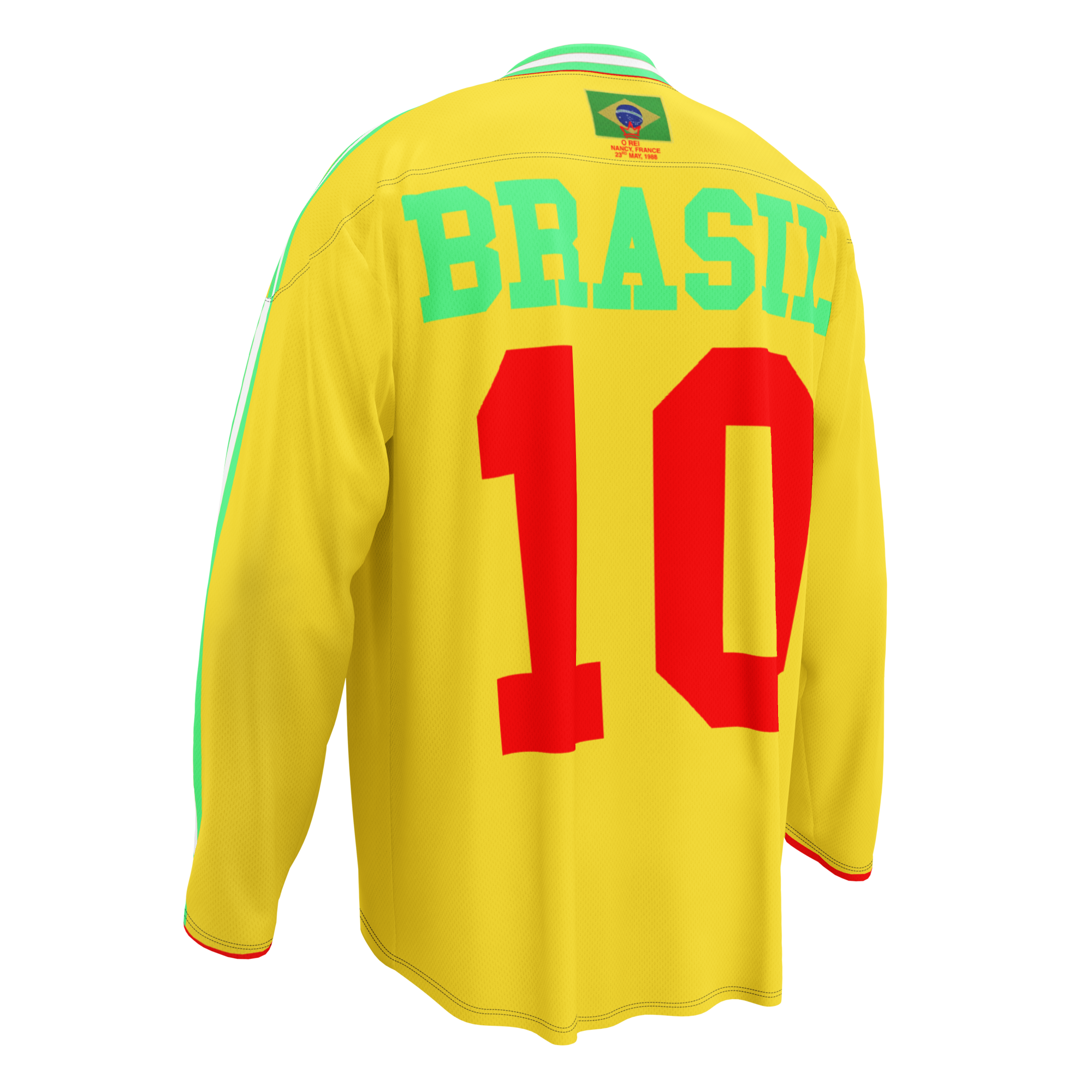 No Drug 1988 Brazil Long Sleeve Jersey