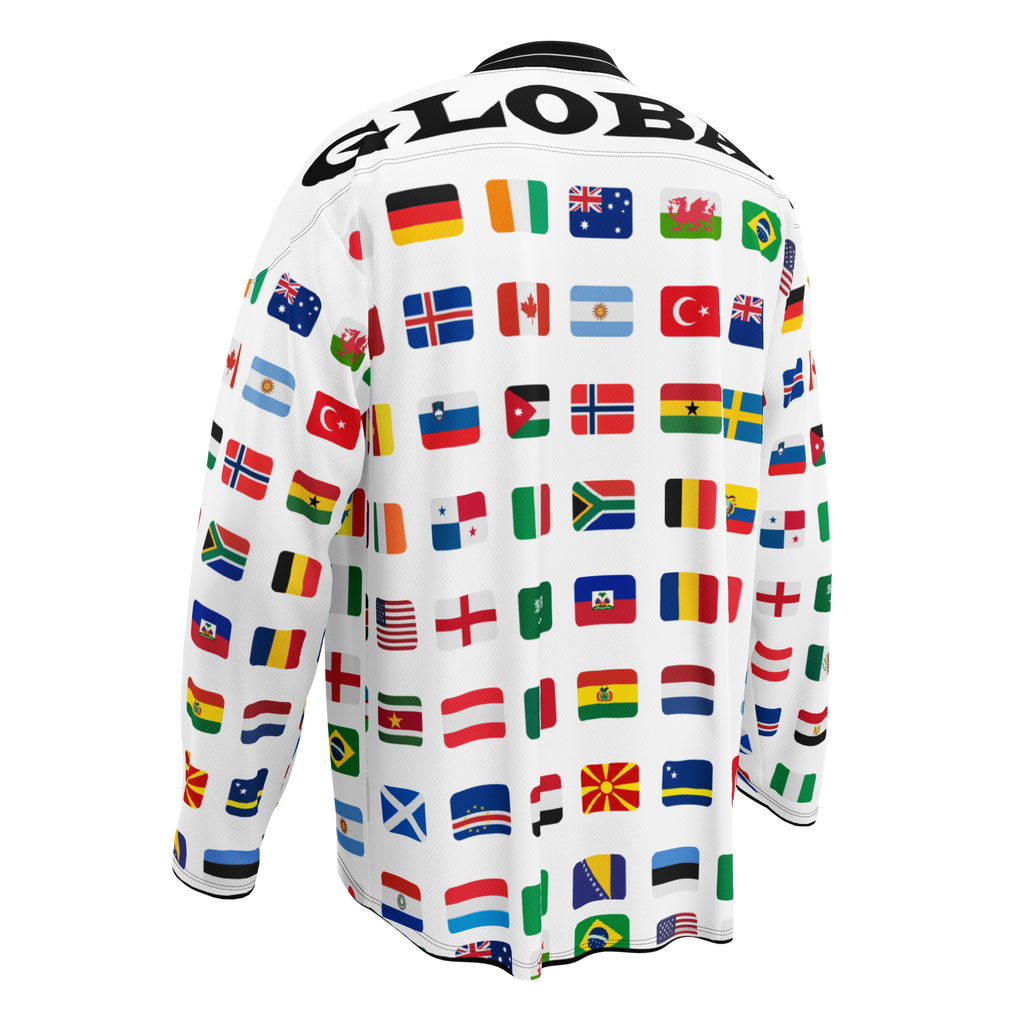 Global Flags 2026 Long Sleeve Soccer Jersey