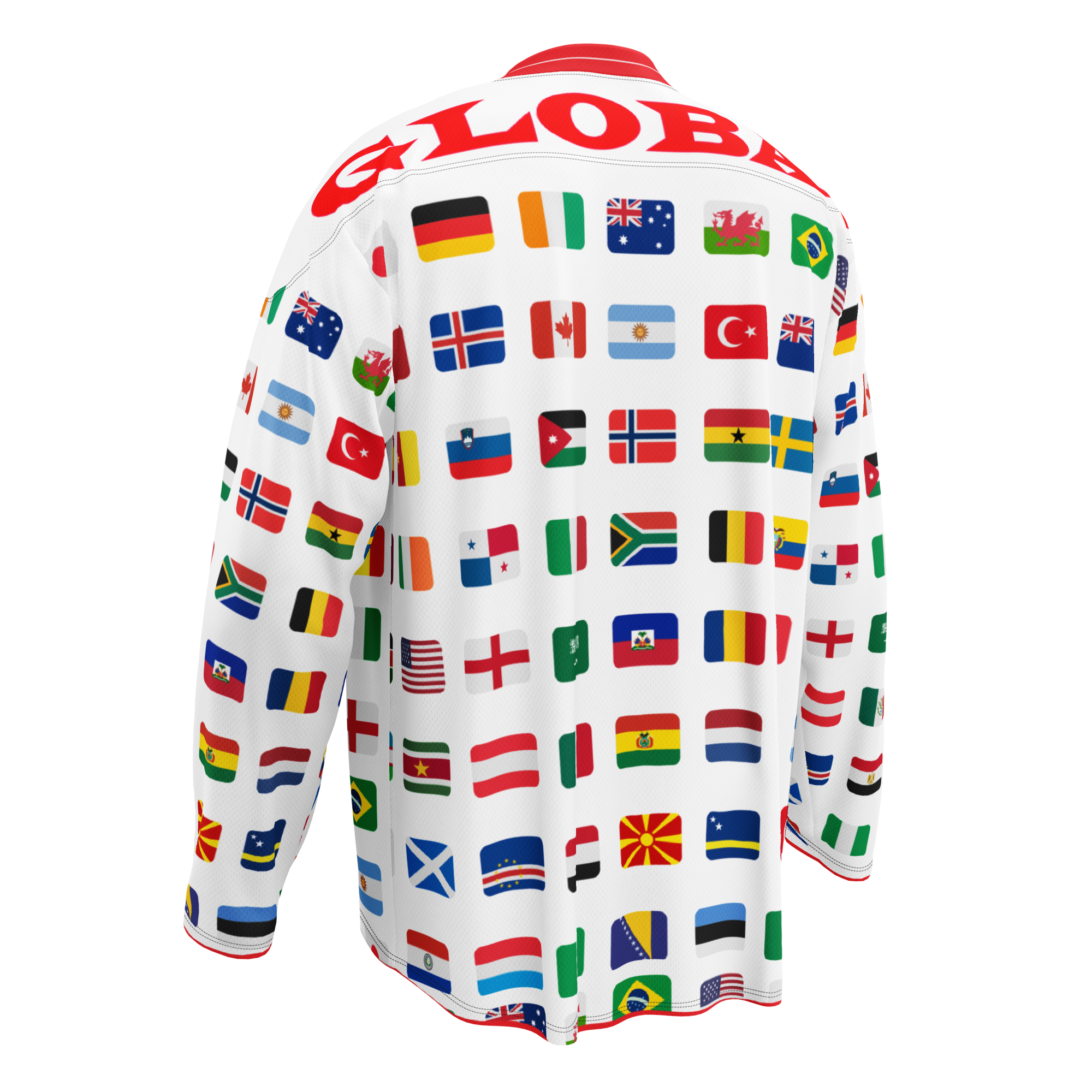 Global Flags 2026 Long Sleeve Soccer Jersey