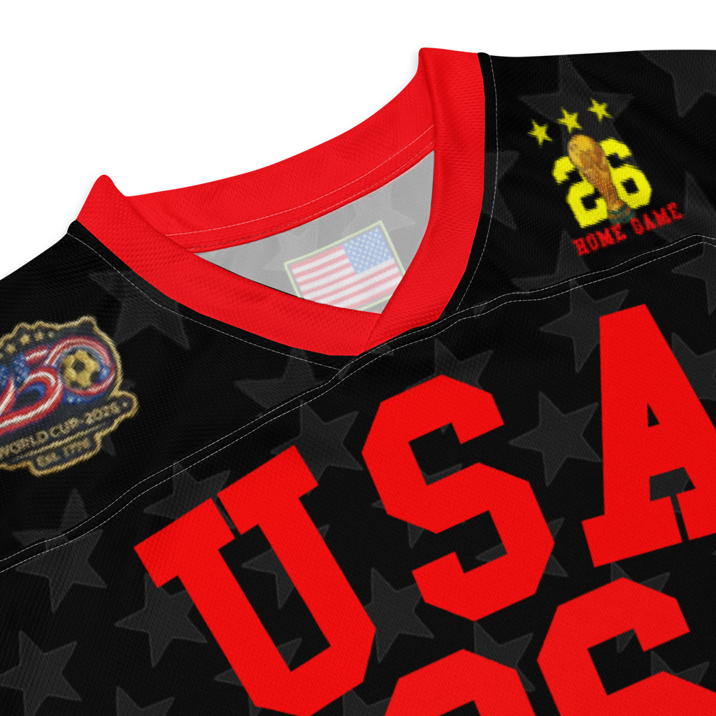 2026 World Cup USA 'Black Stars' Long Sleeve Jersey
