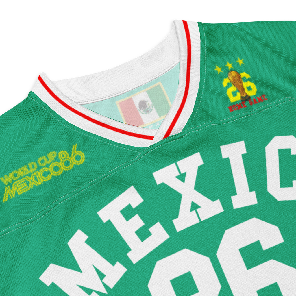 Mexico 1986 World Cup Retro Long Sleeve Jersey