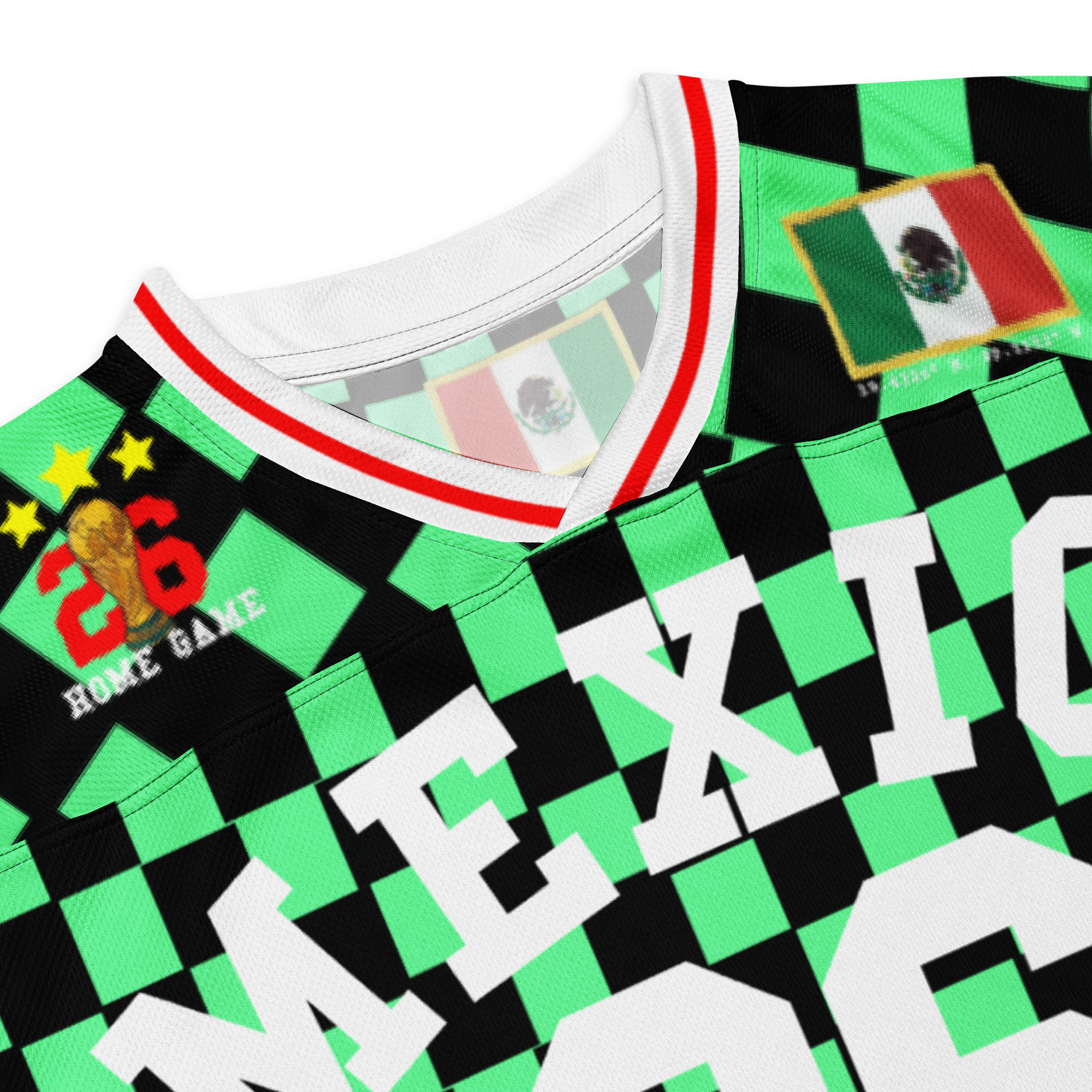Mexico 1986 World Cup Inspired Long Sleeve Jersey