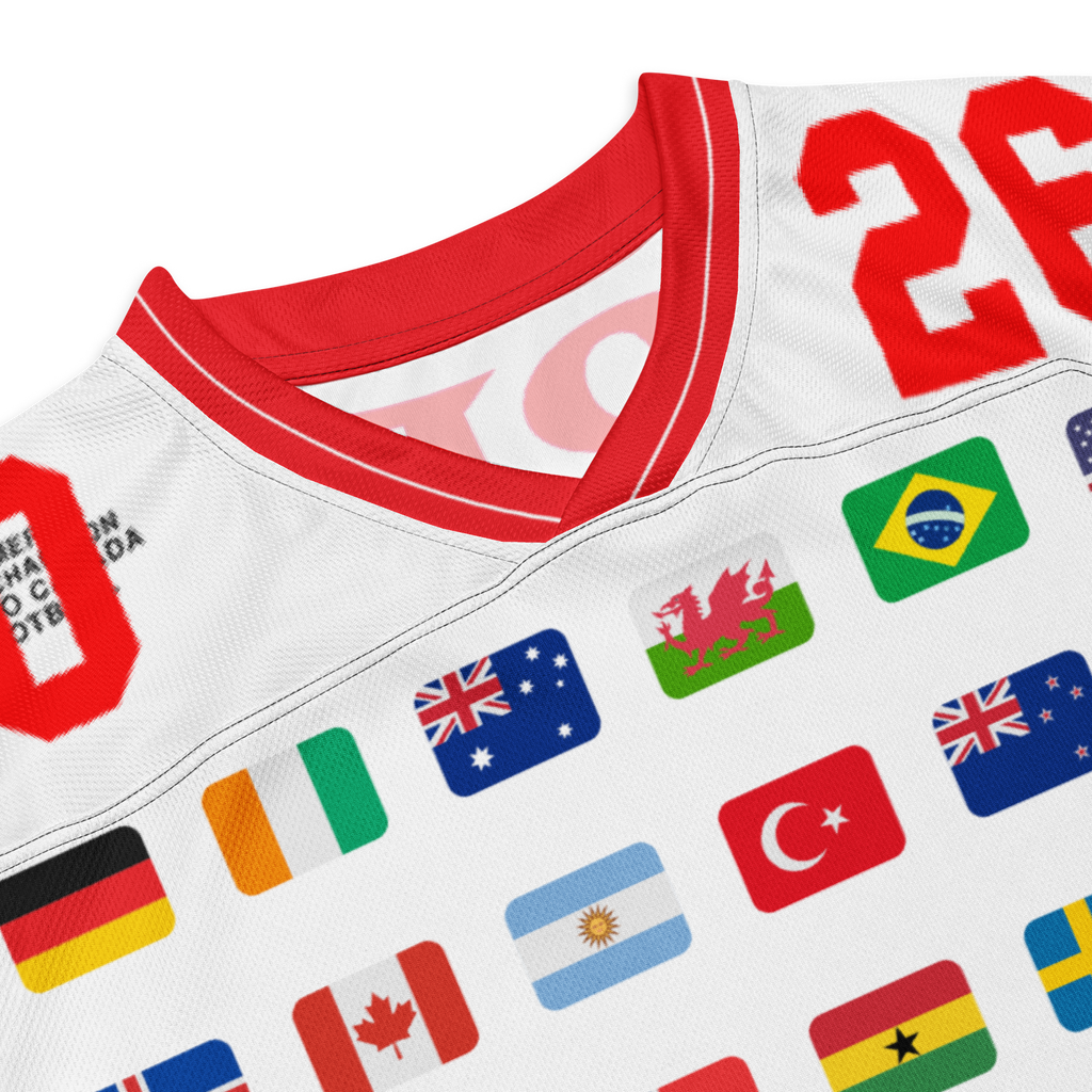 Global Flags 2026 Long Sleeve Soccer Jersey