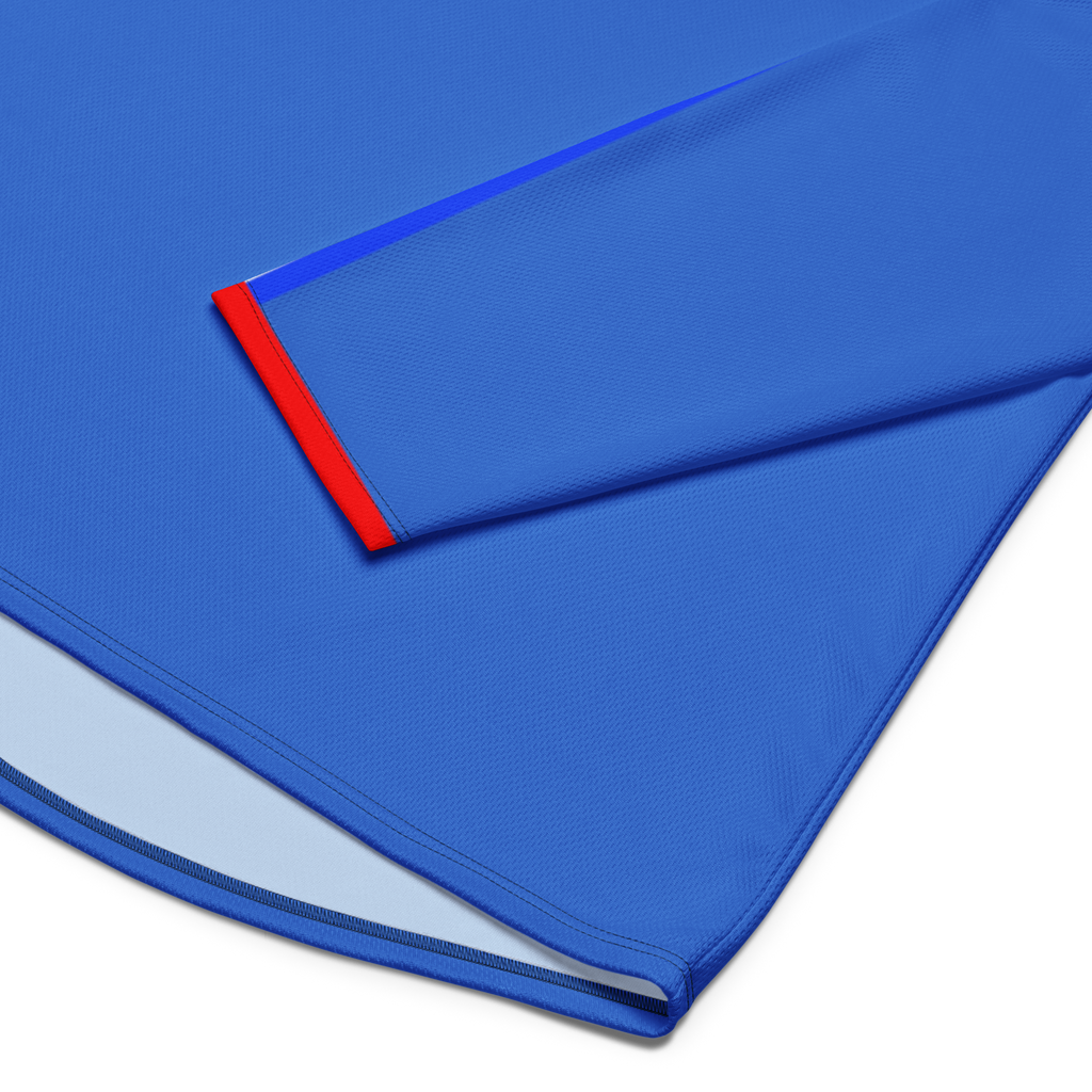 France 'No Drug' 1988 Long Sleeve Jersey